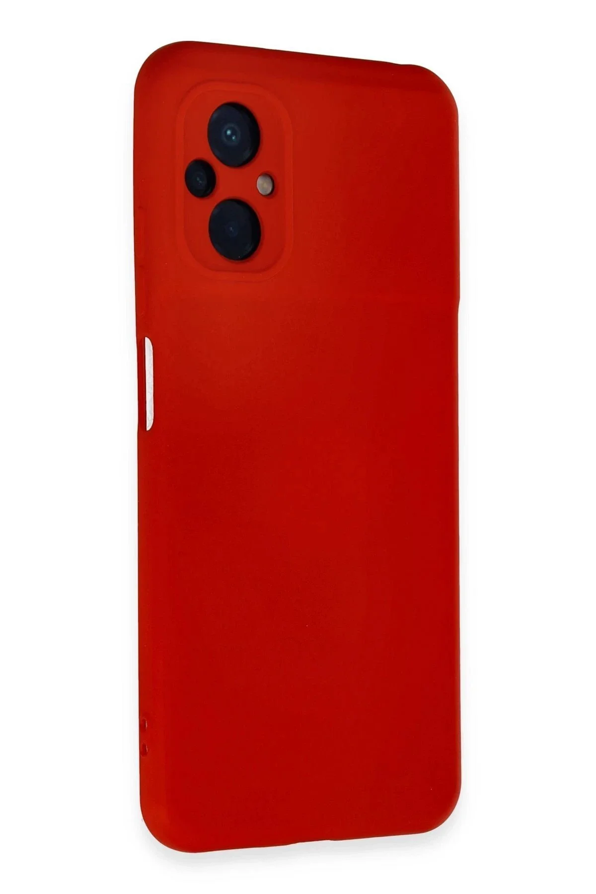 کاور و قاب محفظه شیائومی POCO M5 NANO VELVET SILICONE داخل قرمز Akman