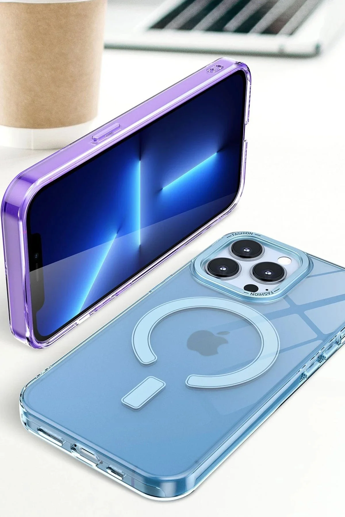 کاور و قاب IPHONE 13 PRO CASE TROY MAGSAFE COVER بنفش Akman