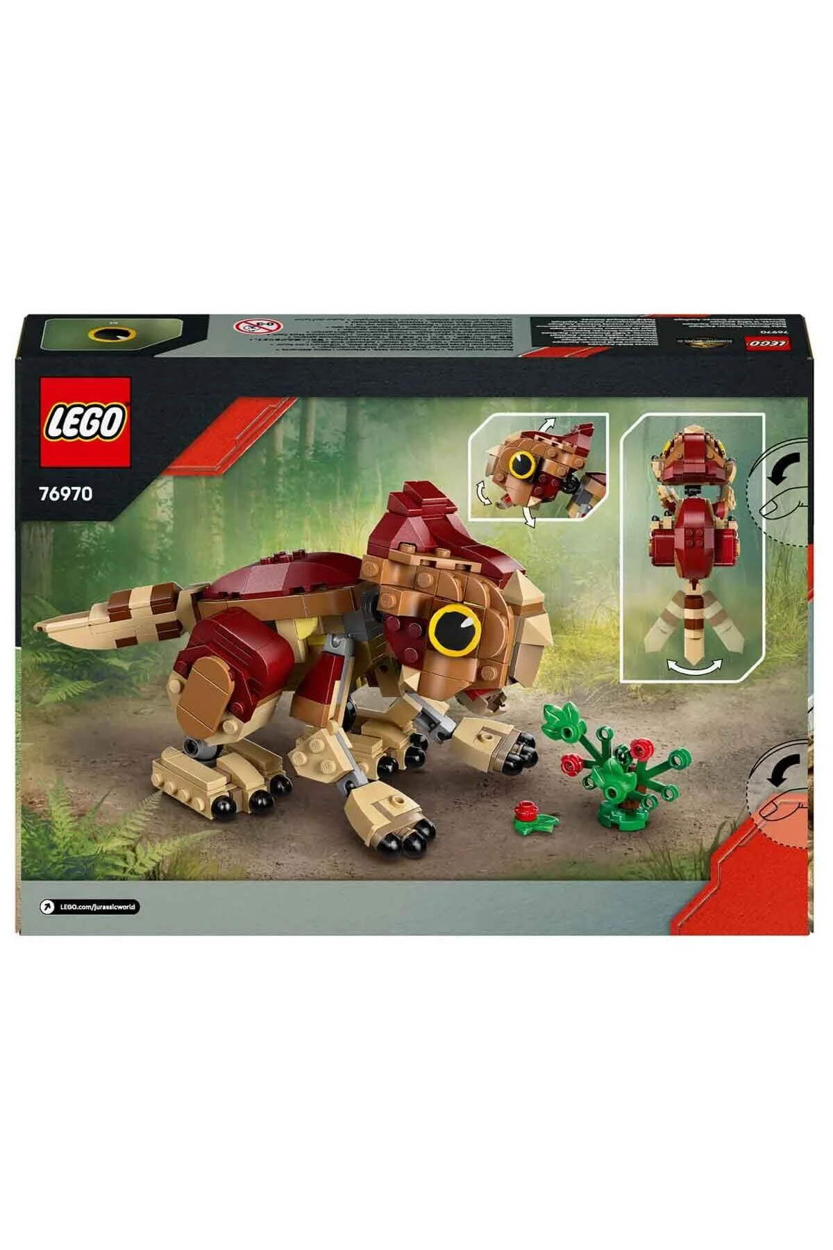 لگو و اسباب بازی های ساخت محور JURASSIC WORLD BABY DINOSAUR DOLORES: AQUILOPS 76970 ساخته شده برای کودکان 7 سال به بالا اورجینال LEGO