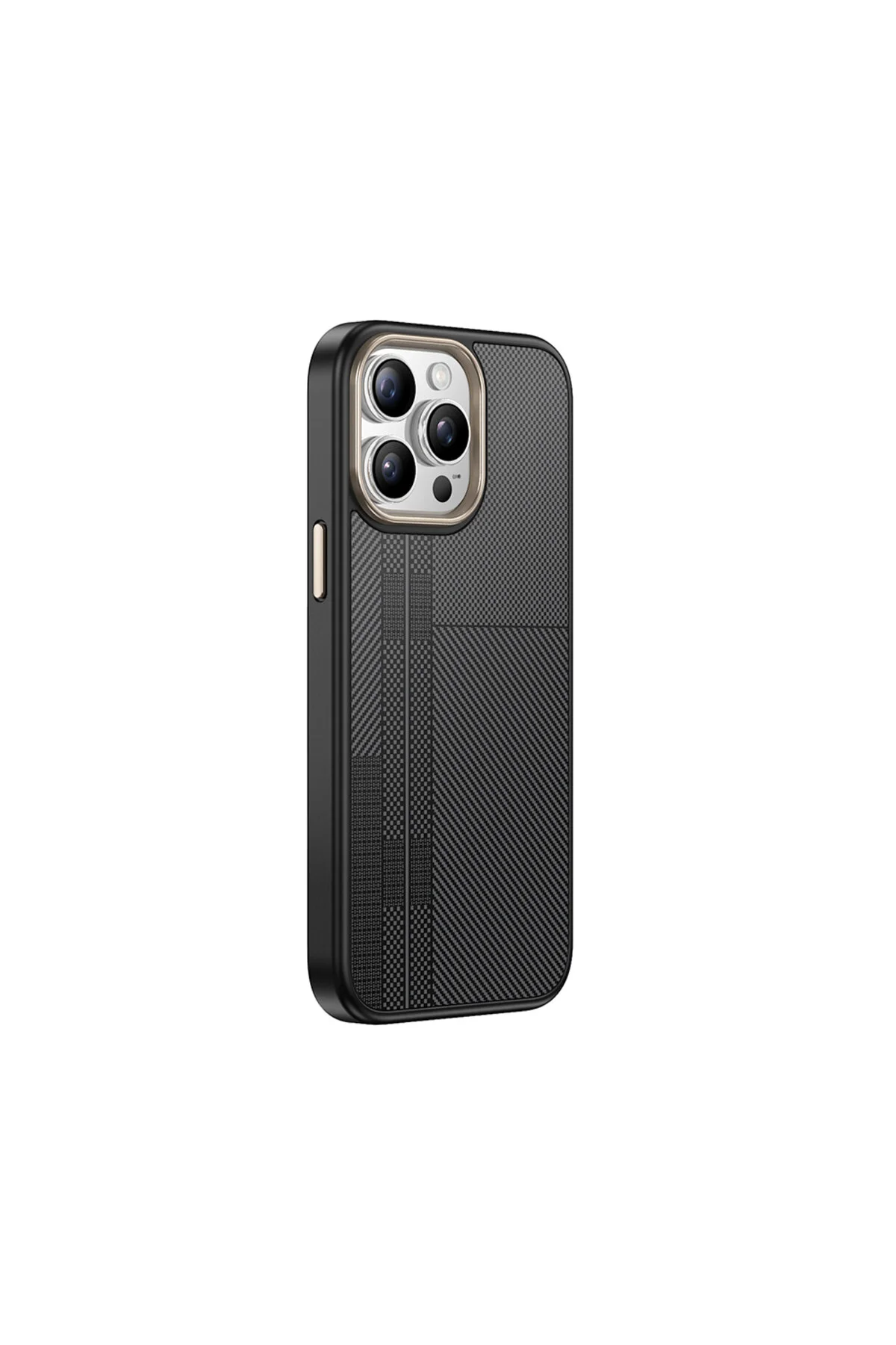 کاور و قاب محافظ IPHONE 14 PRO MAX ANTINA با ویژگی شارژ ایمن M SAFE ظاهر فیبر کربن مشکی Maks Technology