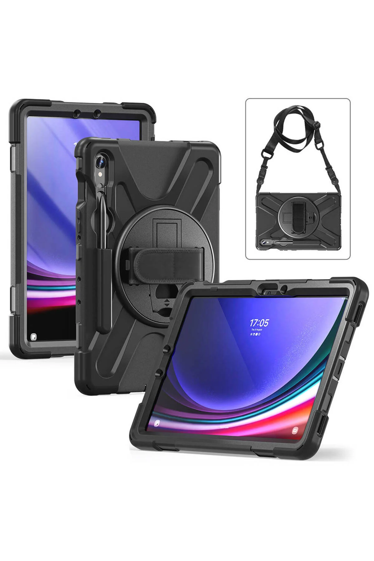 کاور تبلت GALAXY TAB S9 FE DEFENDER SILICONE مشکی Tılsım Tekno