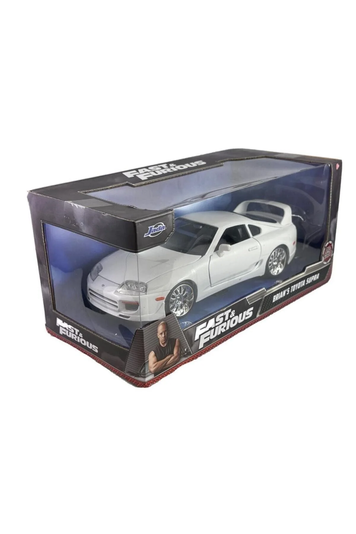 مدل خودرو 1:24 سریع و خشمگین ماشین سفید TOYOTA SUPRA BRIAN SCOWETTO