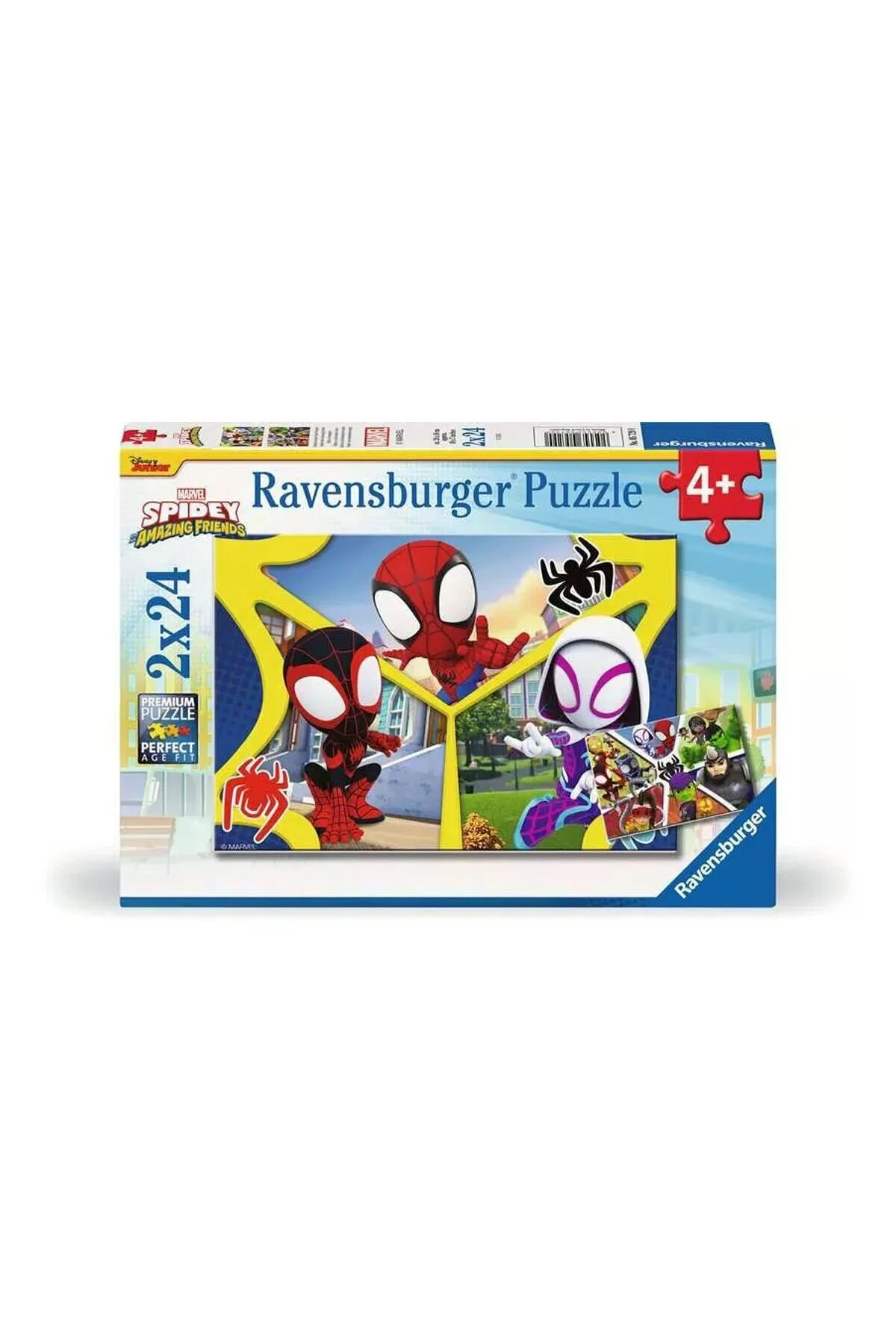 پازل 57290 SPIDEY AND AMAZING FRIENDS 2X24 PIECE RAVENSBURGER PUZZE RAVENSBURGER