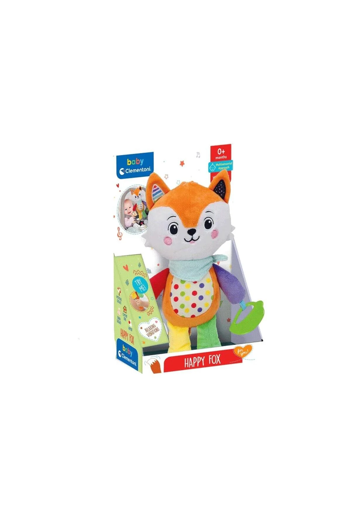 ست بازی مردانه و زنانه Clementoni 17792 Baby Activity Plush Fox ERKW11105227 Genel Markalar