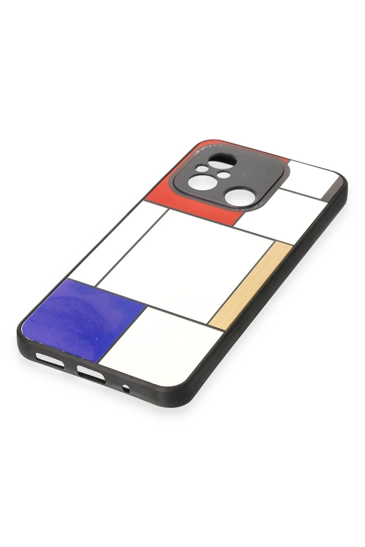 کاور و قاب روکش طرح دار محافظ XIAOMI REDMI 12C MIRROR 9 CepteToptan