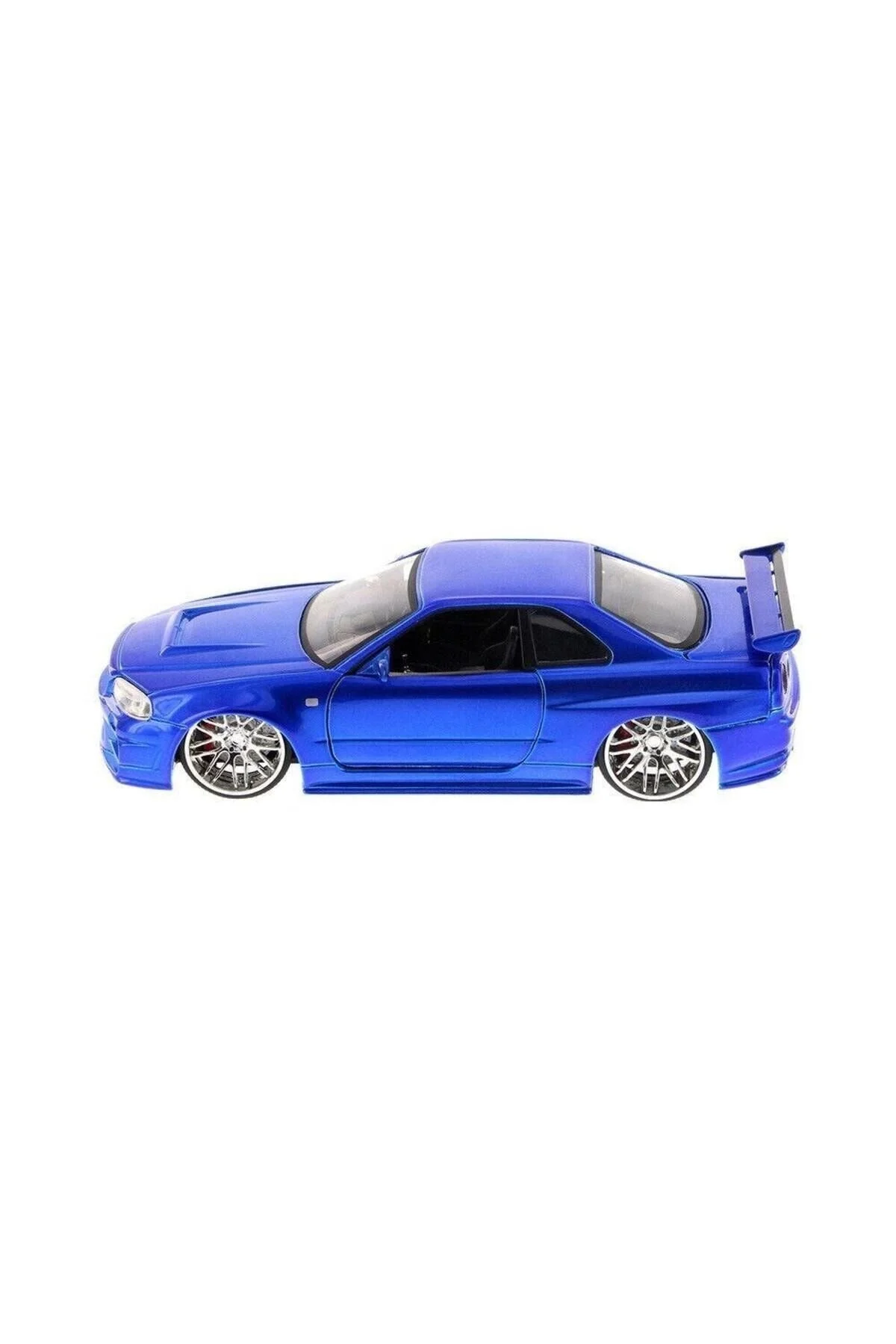 مدل خودرو 1:24 سریع و خشمگین برایان NISSAN SKYLINE GT R BNR34 ماشین آبی SCOWETTO
