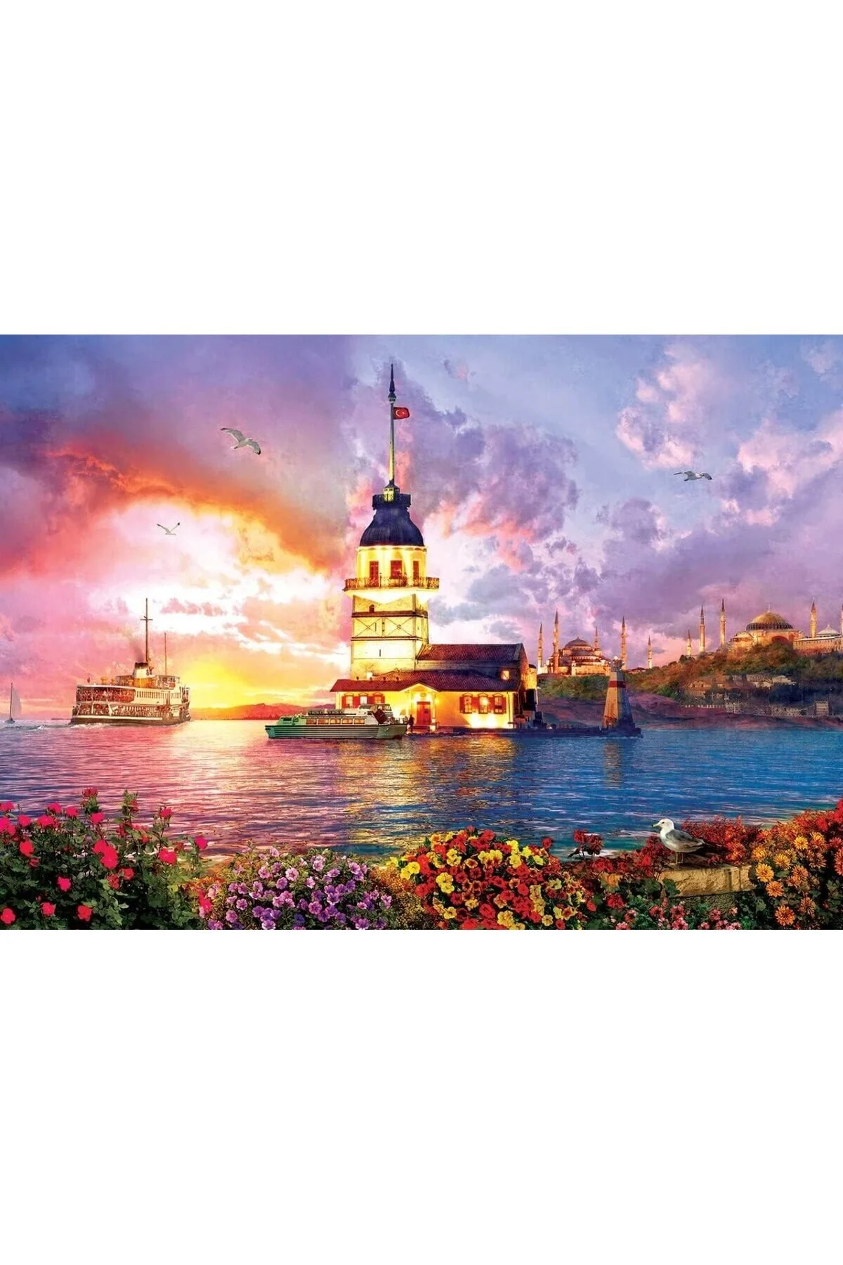 لگو برج دوشیزه 1000 قطعه پازل اورجینال ارت Art Puzzle