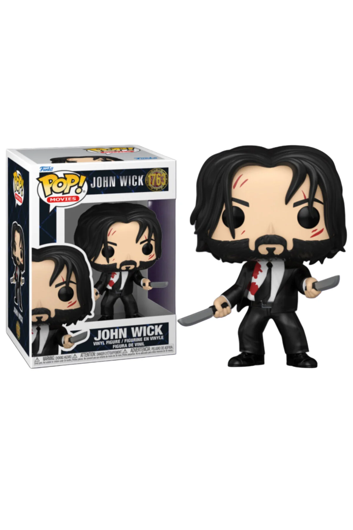 فیگور جان ویک با چاقو پاپ شماره 1763 Funko