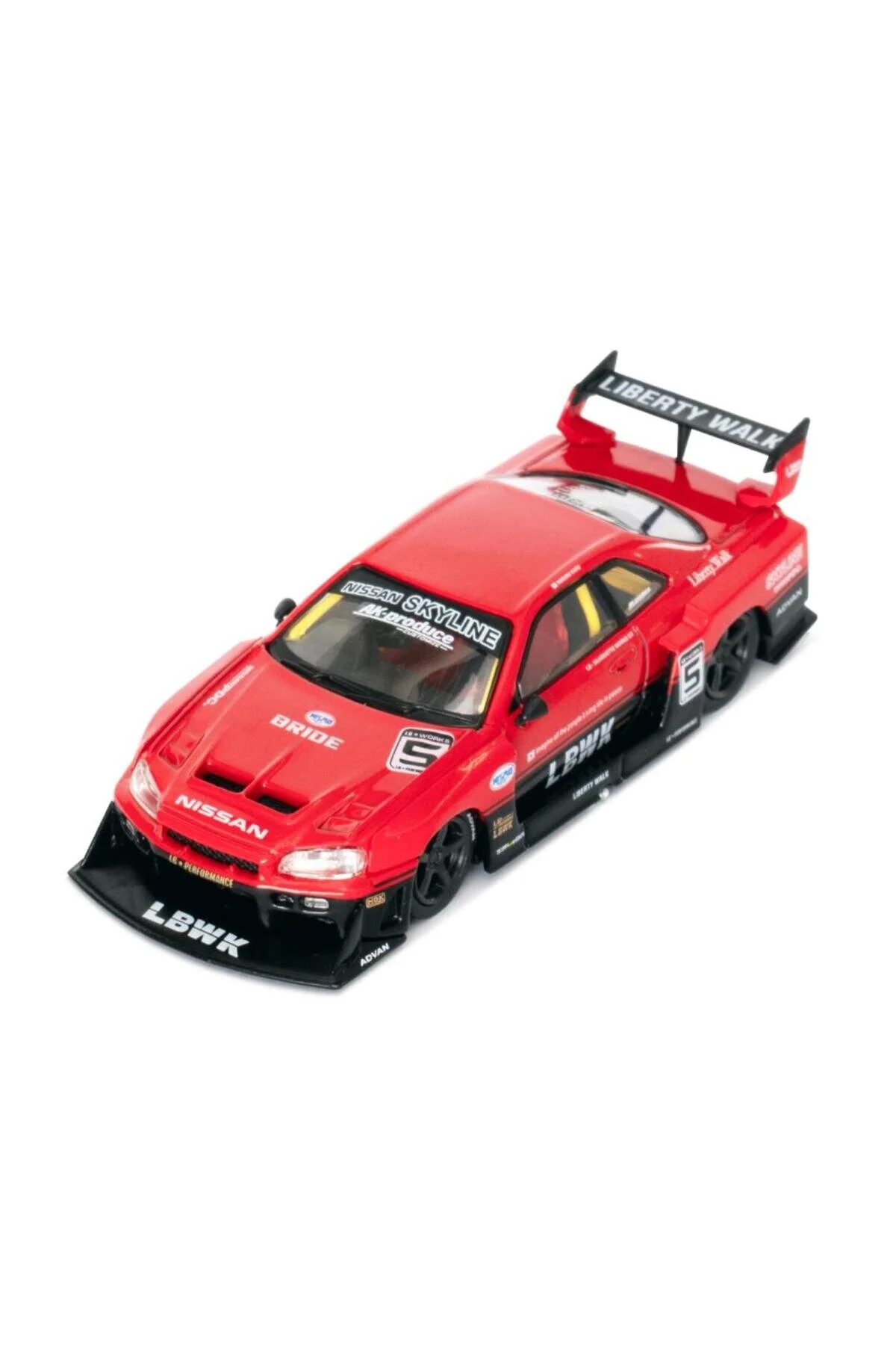 مدل خودرو 843 NISSAN LB ER34 SKYLINE RED BLACK 1 64 ماشین mini gt