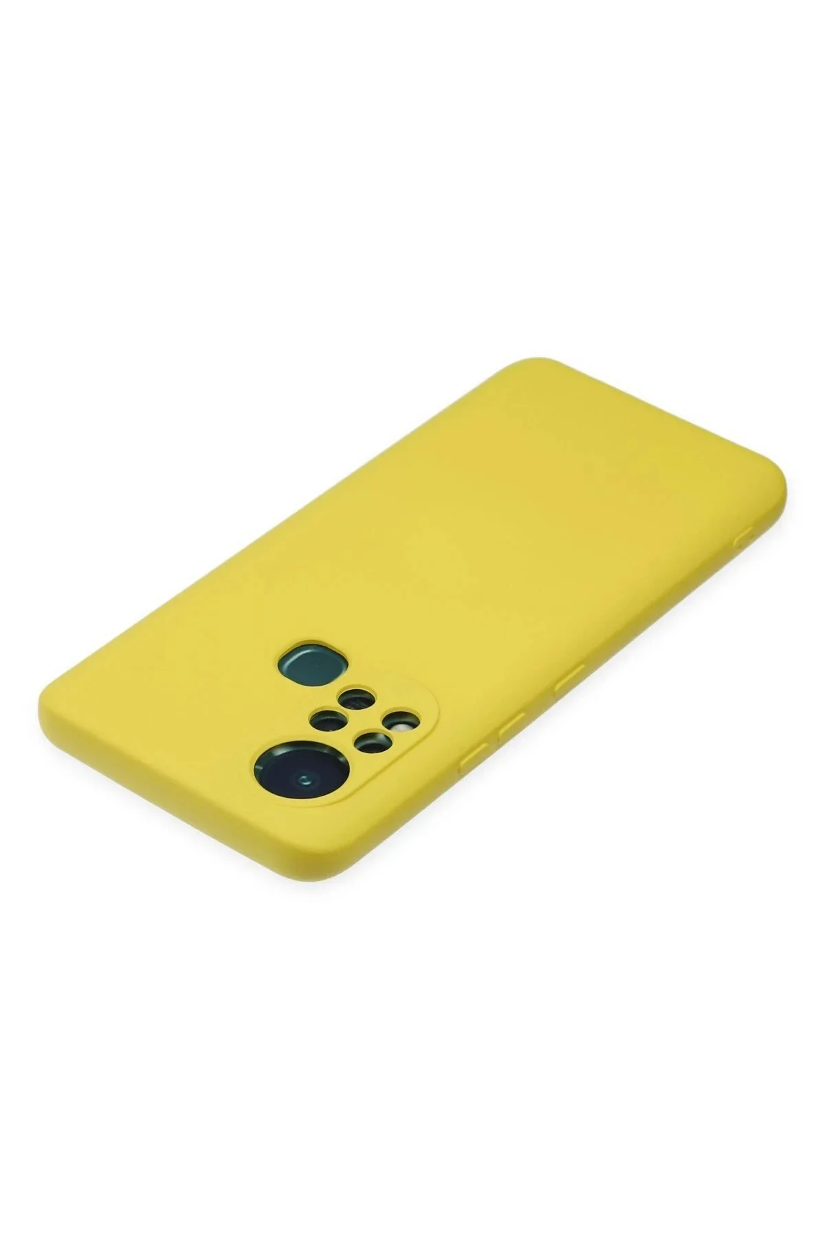 کاور و قاب INFINIX HOT 11S CASE NANO VELVET SILICONE داخل زرد Akman