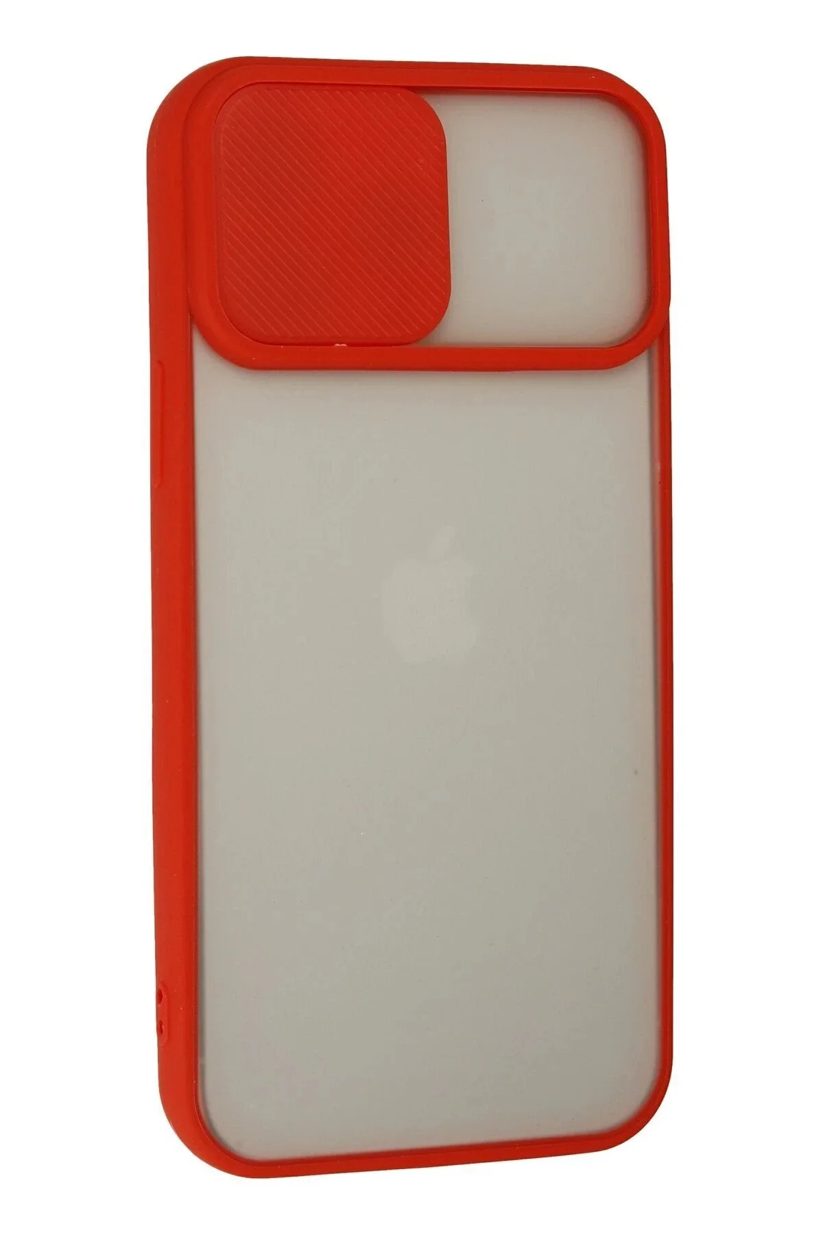 کاور و قاب IPHONE 13 PRO MAX CASE PALM FROSTED CAMERA SLIDER RED VB8963 CepteToptan