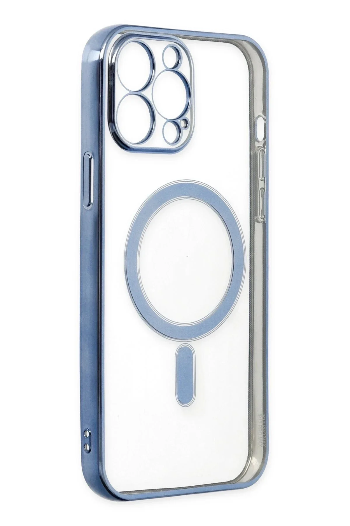 کاور و قاب IPHONE 14 PRO CASE MAGNETICSAFE LASER SILICONE SIERRA BLUE TEKNOALEM