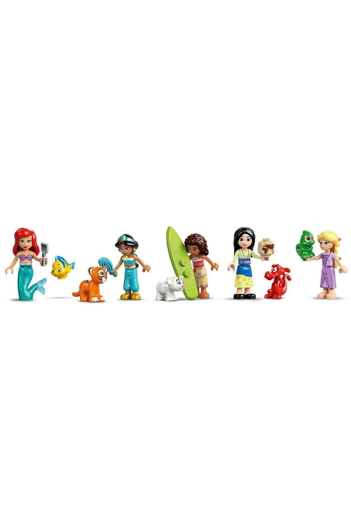 لگو و اسباب بازی های ساخت محور DISNEY PRINCESS CASTLE AND ROYAL ANIMALS 43267 ساخته شده برای کودکان 6 سال به بالا از ترکیه LEGO