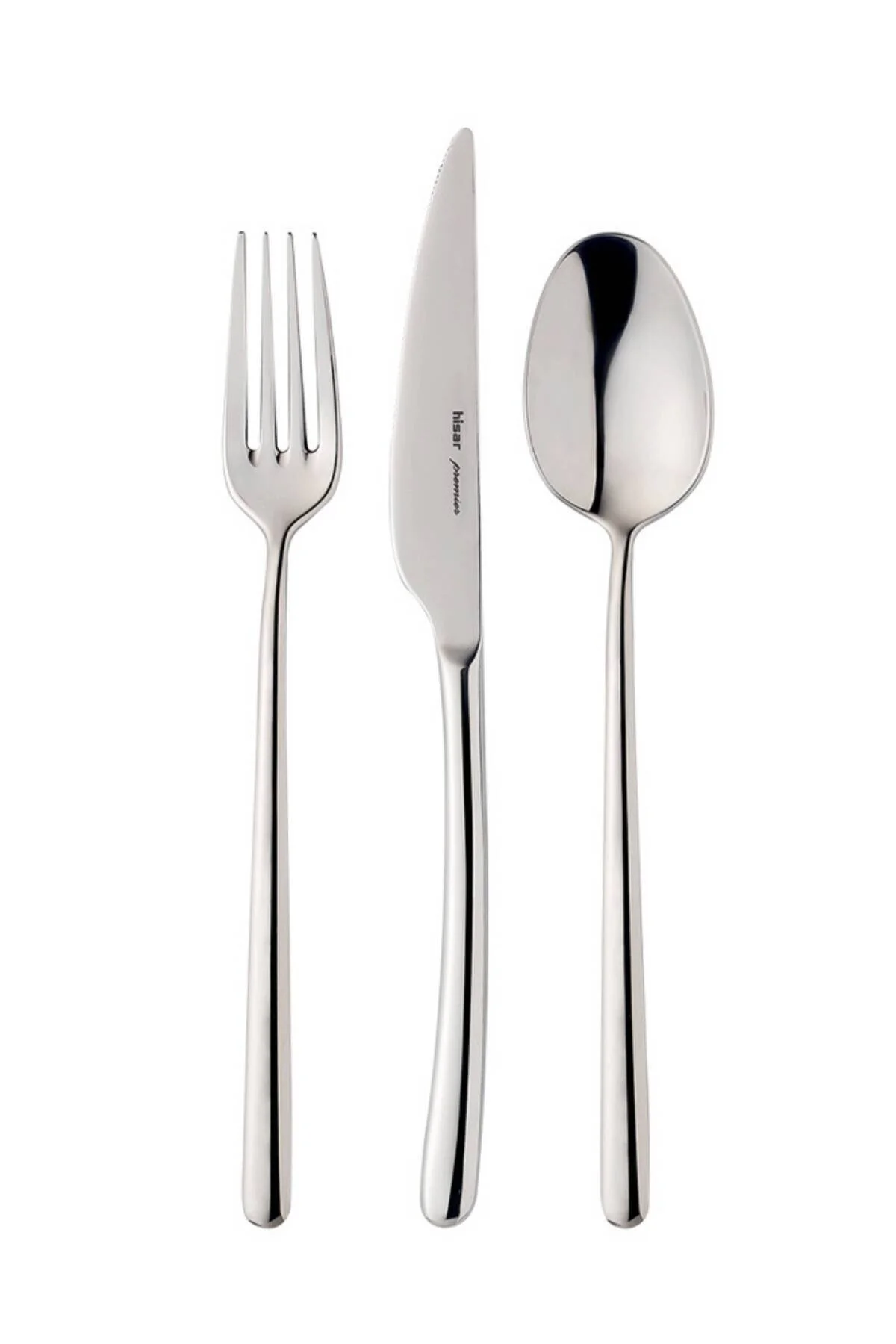 قاشق، چنگال و چاقو نقره‌ای BAHAMA 84 قطعه 12 نفر مجموعه اسپانیا  Hisar