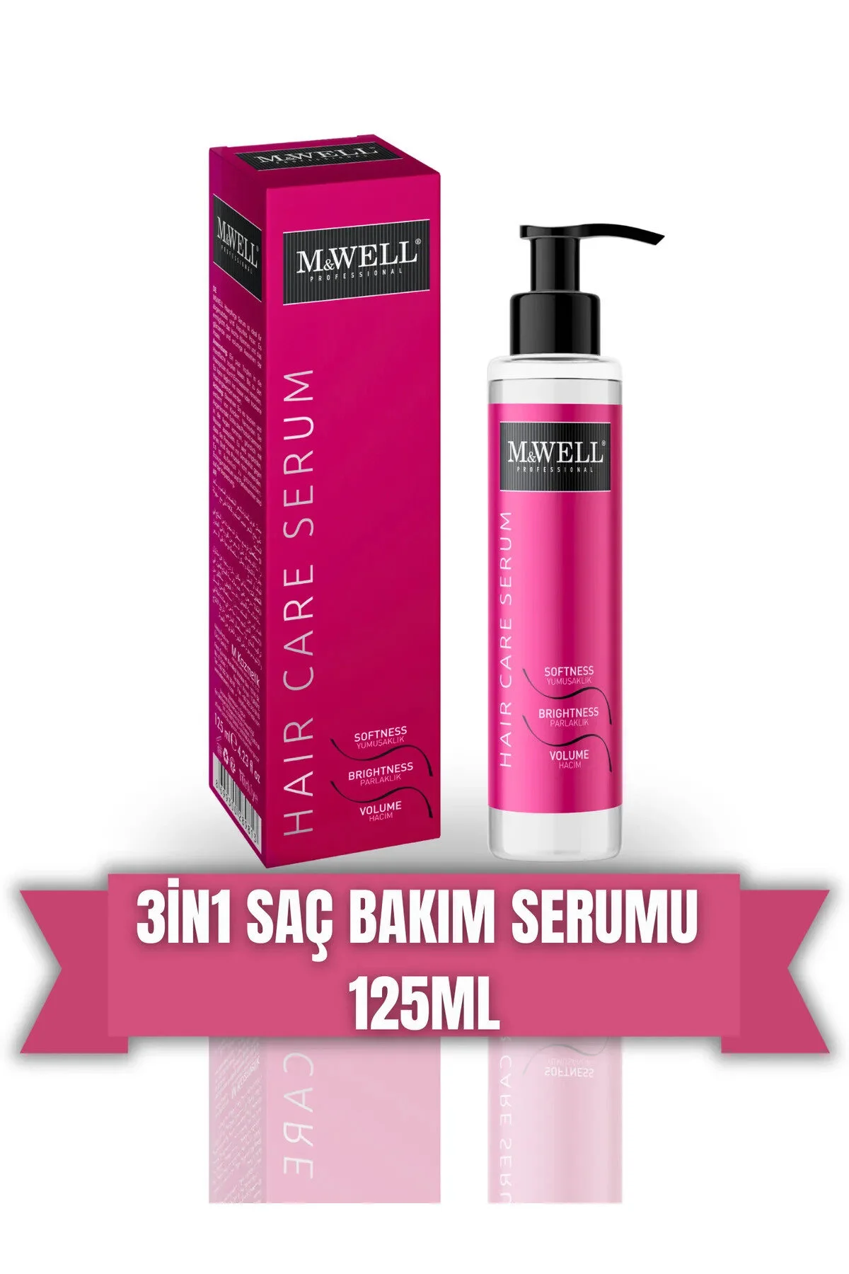 سرم و روغن موی 125 میلی‌لیتری مناسب برای همه جنسیت‌ها M&Well