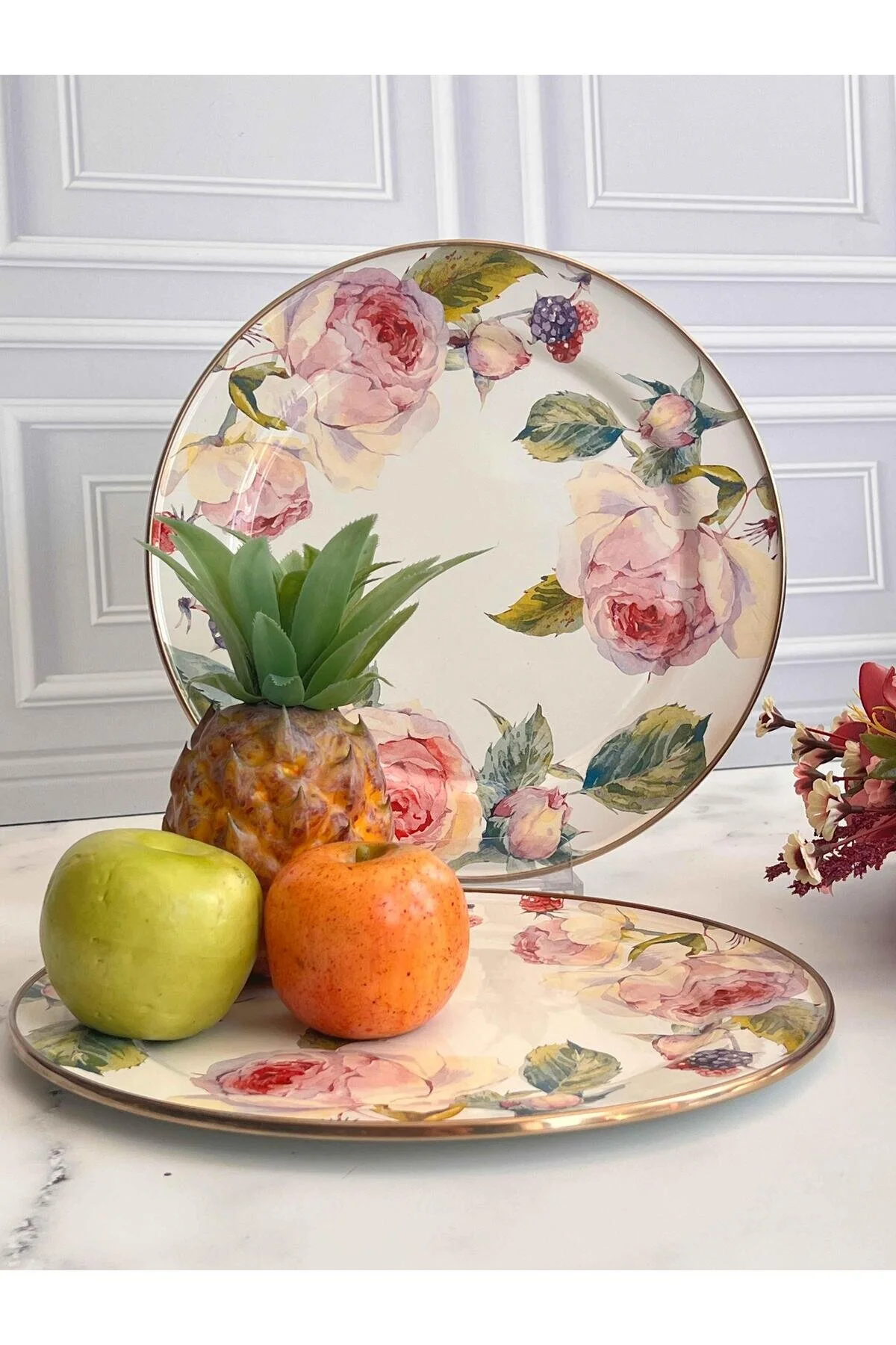ست سرو صفحه خدمات ROSE ENAYE 2 PC 30 سانتی متر ROSSEV