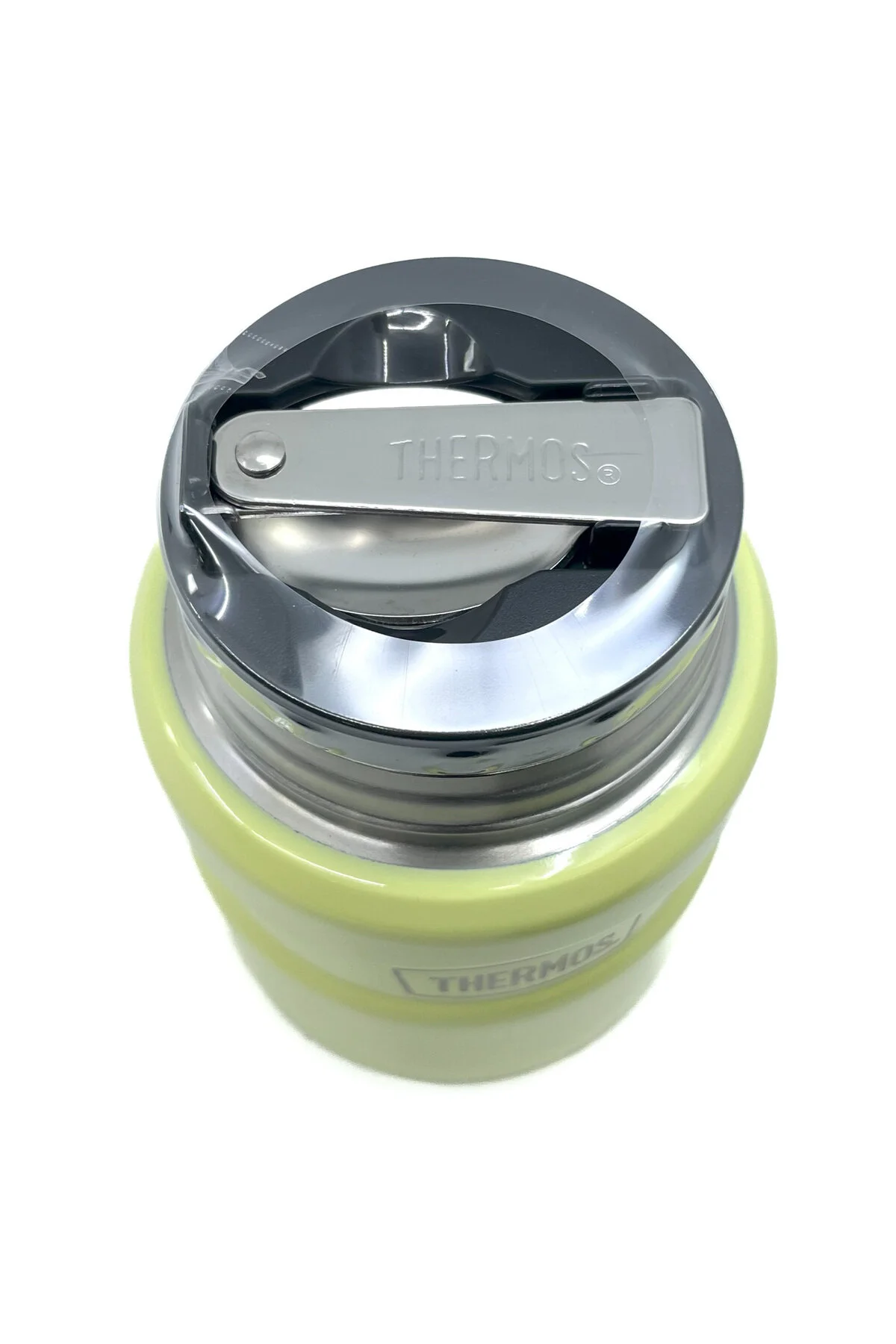 فلاسک قمقمه غذای کینگ 470 میلی لیتری SK 3002 ضد زنگ با قاشق زرد روشن ترموس Thermos