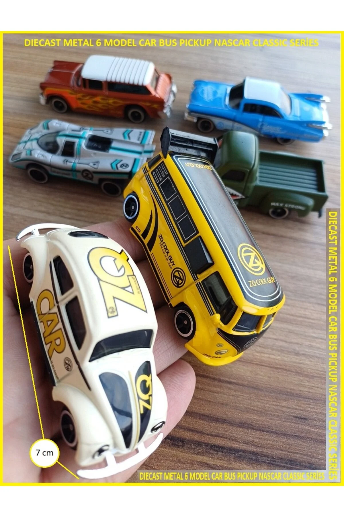 مدل خودرو BEETLE VOSVOS CLASSIC PICKUP MINIBUS IRON CARS 6 مجموعه کیفیت ماشین فلزی OYUNCAKSAHİLİ