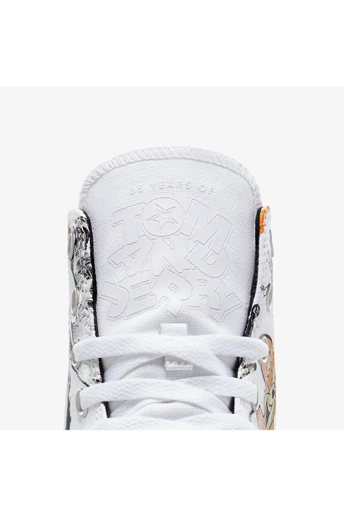 اسنیکر X کفش کتانی سفید یونیسکس تام و جری چاک تیلور کانورس Converse