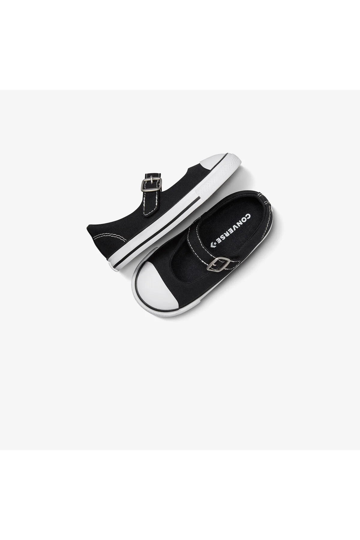 بابیت چاک تیلور آل استار بالرین های سیاه مری جین بیبی کانورس Converse