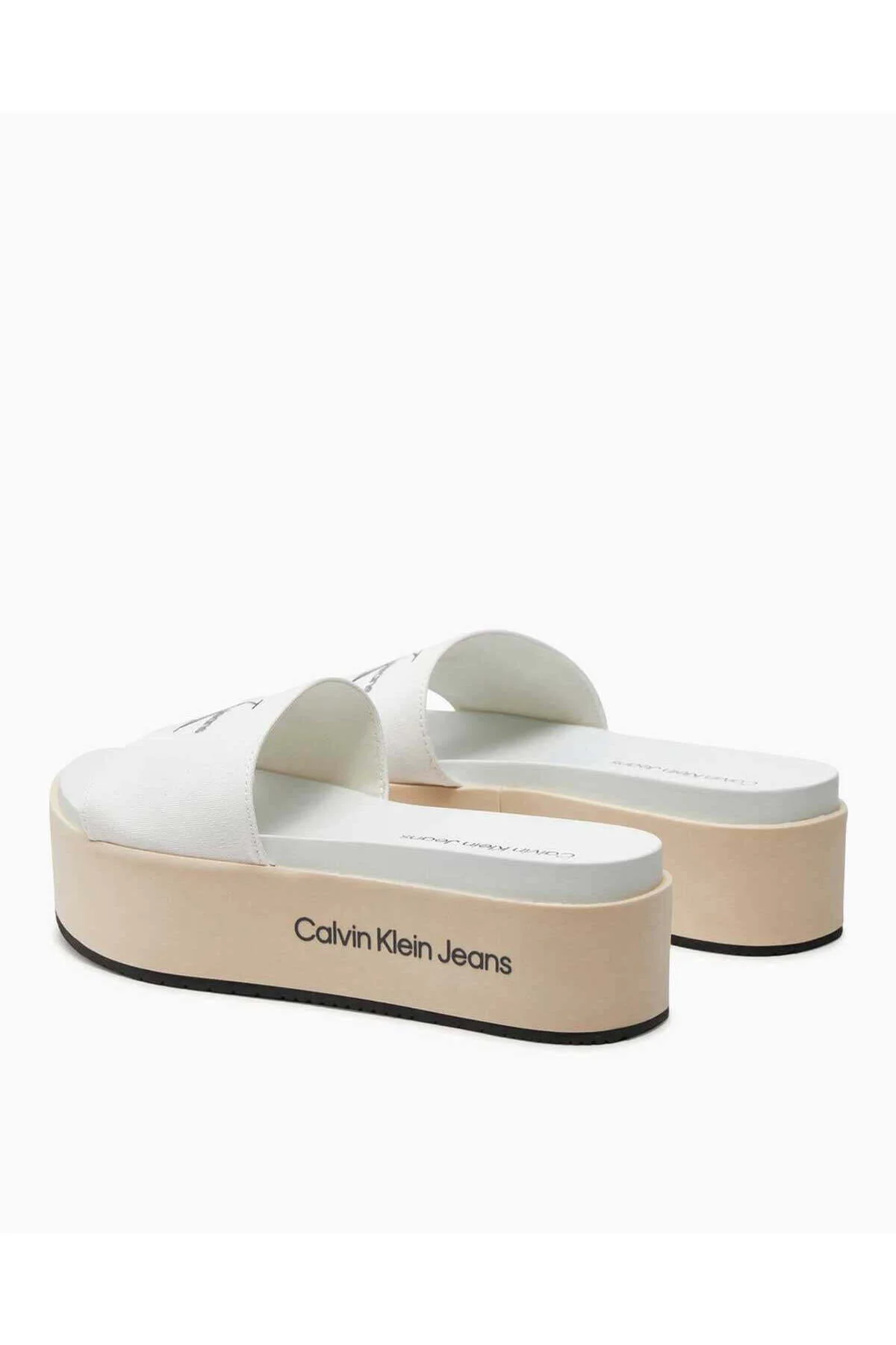 دمپایی زنانه زن کرم YW0YW010360F9 کلوین کلین Calvin Klein