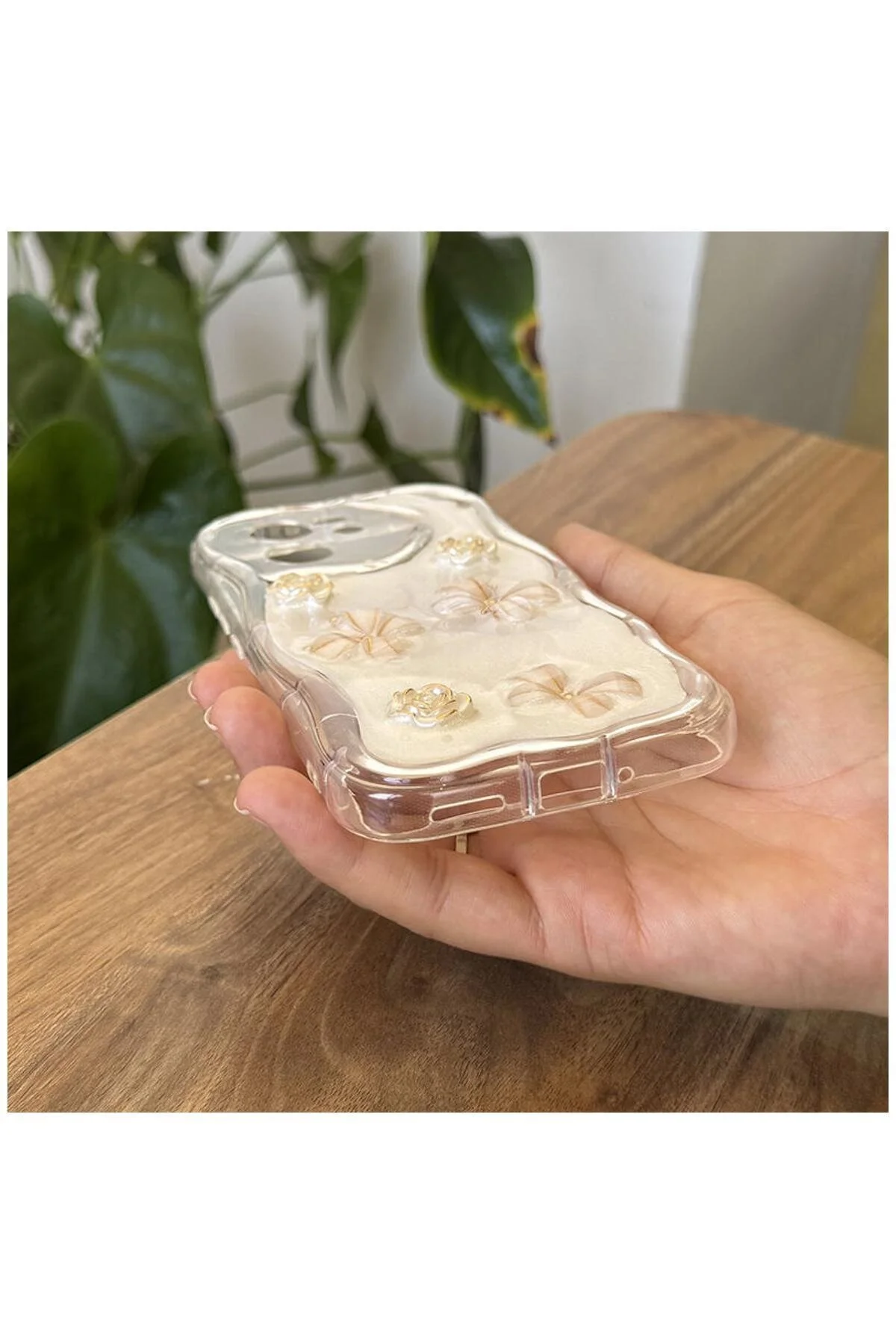 کاور و قاب محافظ شیائومی MI 13T PRO COMPATIBLE CASE ZEBANA FLORAL SILICONE GOLD اورجینال Zebana