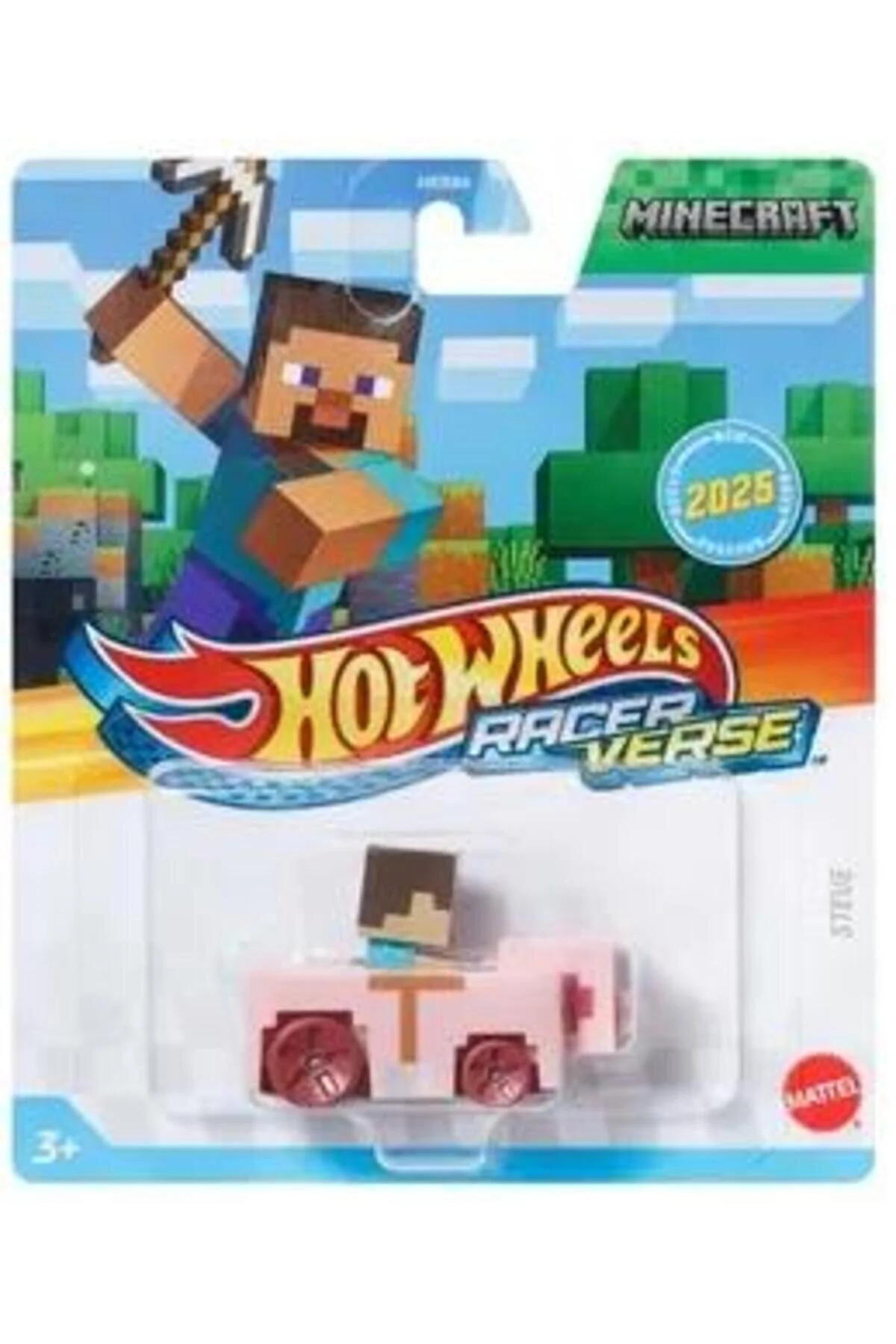 ماشین اسباب بازی RACERVERSE MINECRAFT STEVE JCV85 از ترکیه HOT WHEELS