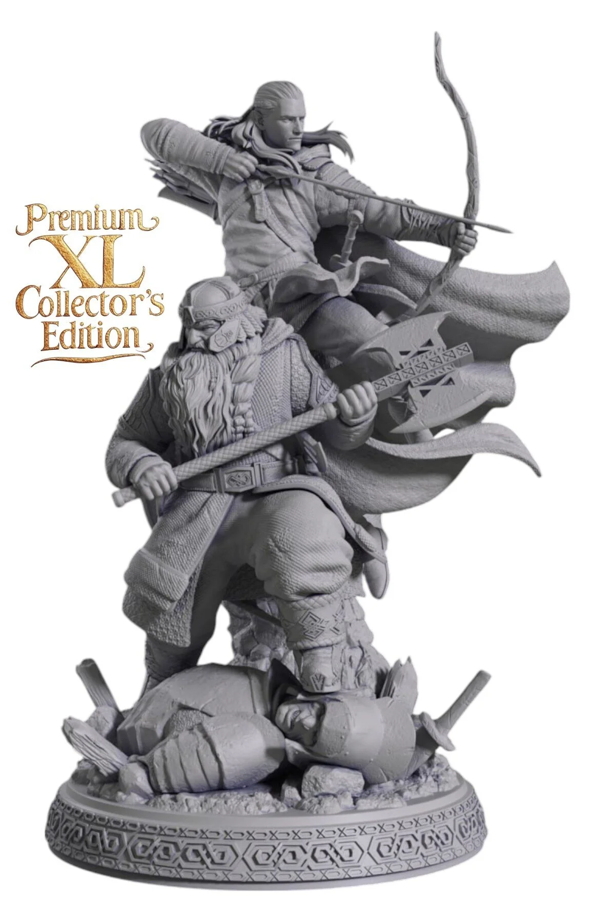 فیگور PREMIUM XL COLLECTOR'S EDITION GIMLI & LEGOLAS FIGUR SET | مجموعه ارباب حلقه ها از ترکیه Miyazaki