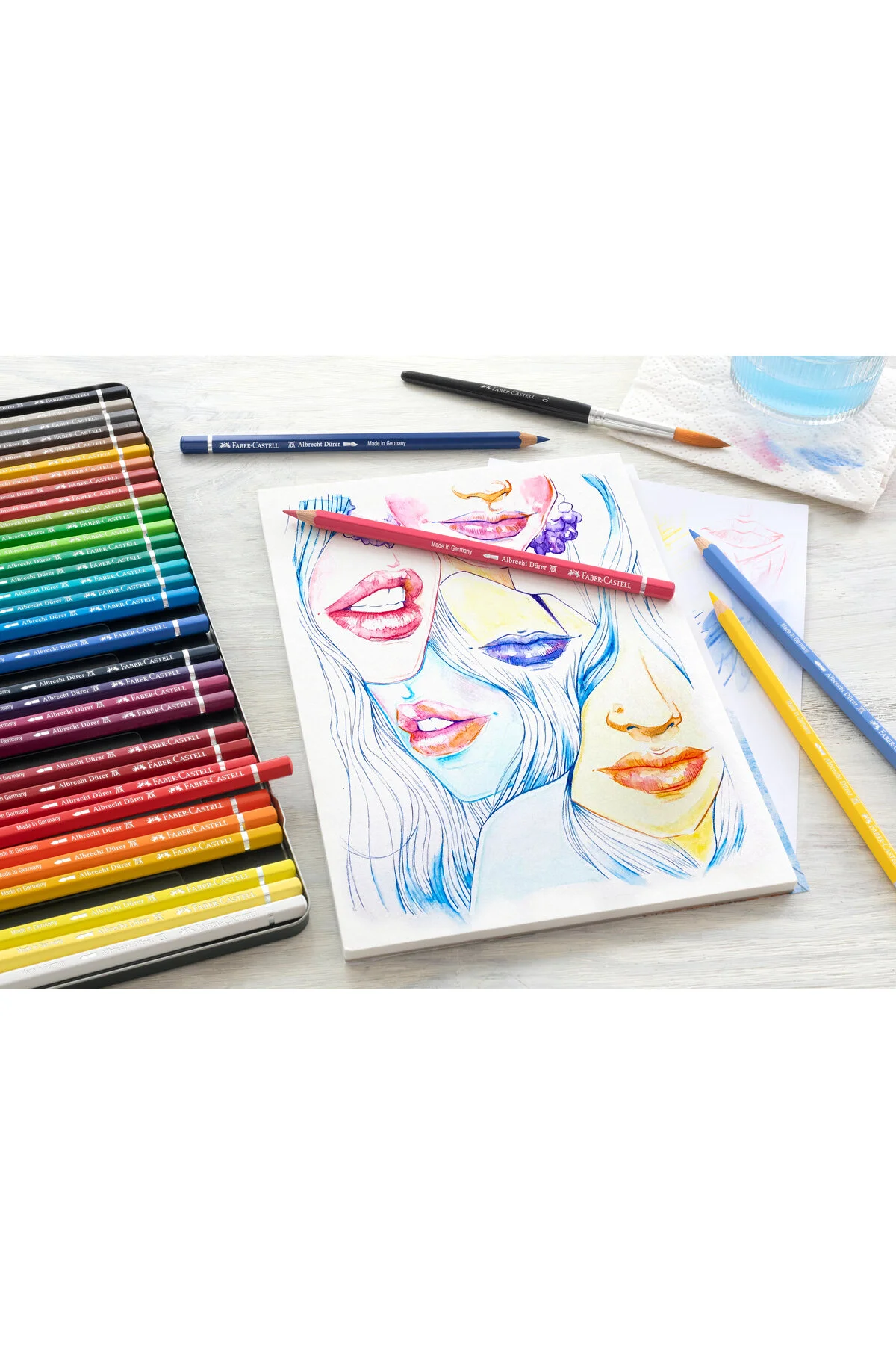 Faber Castell ست مداد آبرنگ 36 رنگ آلبرشت دورر آکوارل