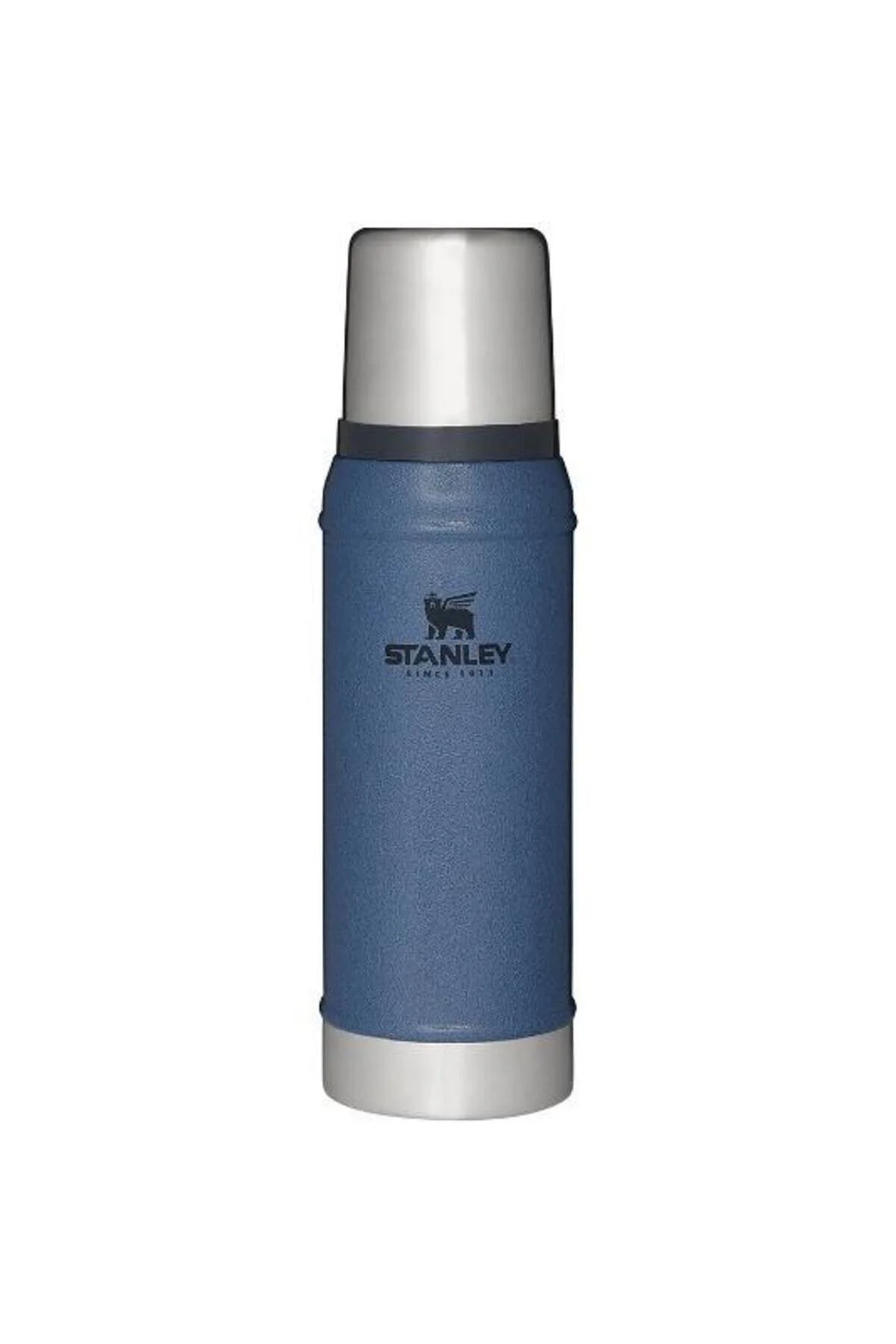 قمقمه کمپ خلاء کلاسیک استیل ضد زنگ ترموس 0.75 LT NAVY BLUE Stanley