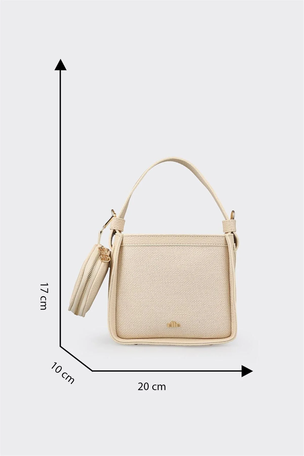 کیف دستی کوچک زن بژ الی اورجینال Elle