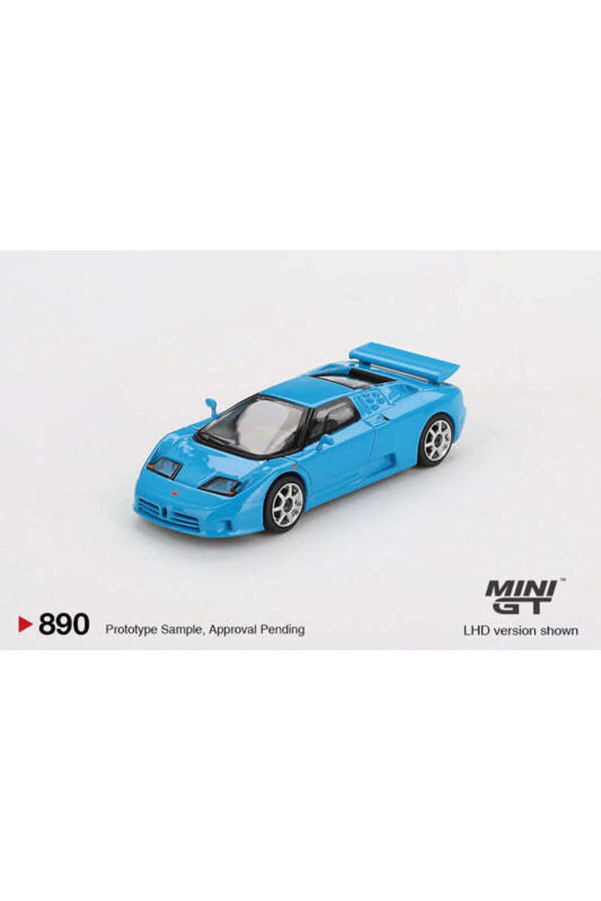 ماشین اسباب بازی 1:64 BUGATTI EB110 SUPER SPORT BLUE MODEL CAR مجموعه بسته بندی تاول mini gt