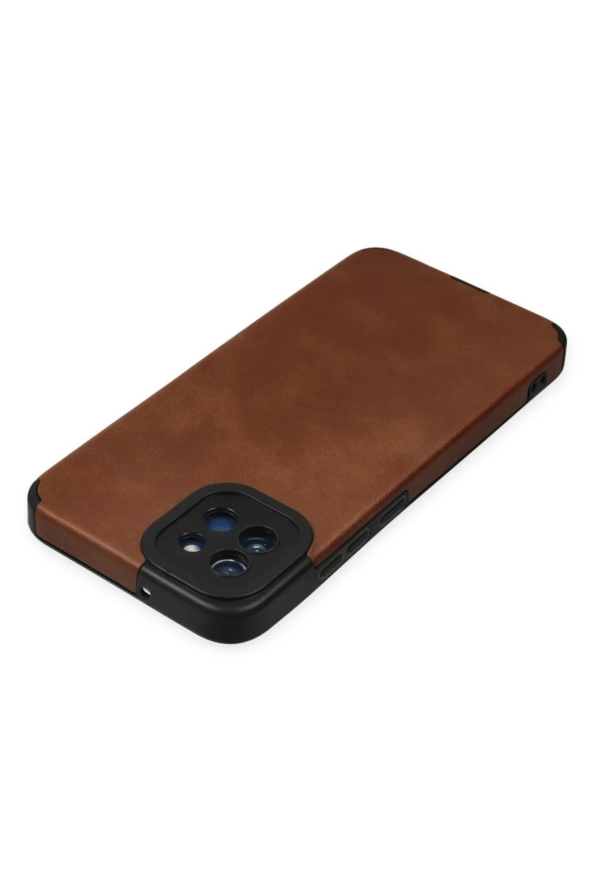 کاور و قاب SAMSUNG GALAXY A03 CASE LOOP چرمی سیلیکونی قهوه ای VB7416 CepteToptan