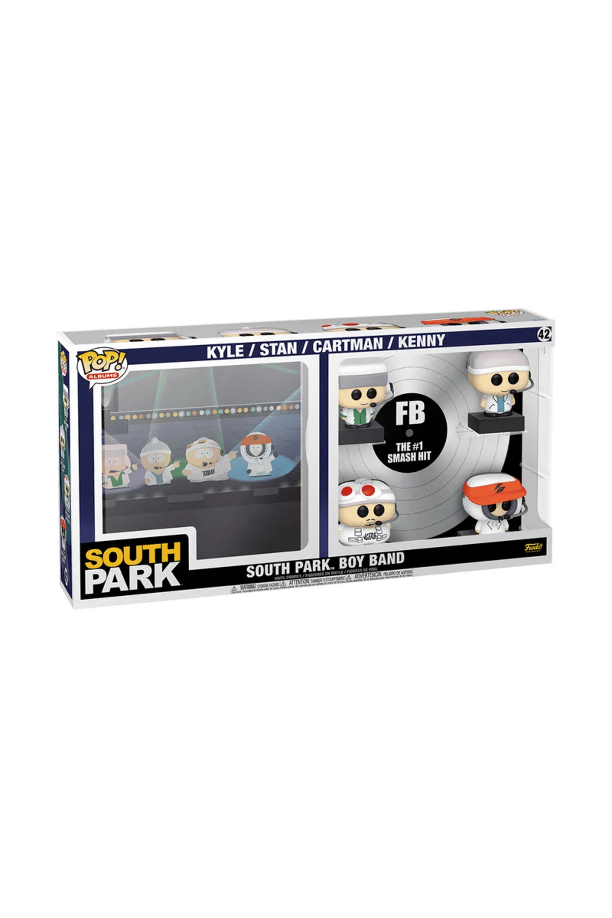 فیگور آلبوم های پاپ DELUXE SOUTH PARK BOY BAND KYLE STAN CARTMAN KENNY BOYBAND THE NO: 1 Funko