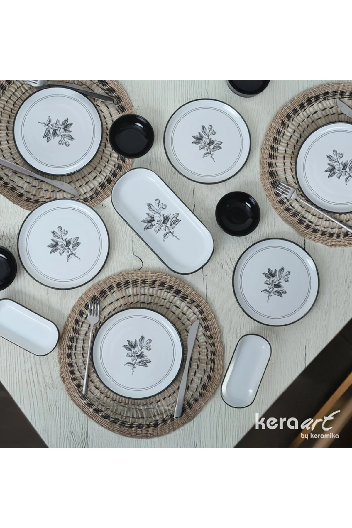 ست صبحانه 13 قطعه MSH را برای 6 نفر تنظیم کرد Keramika