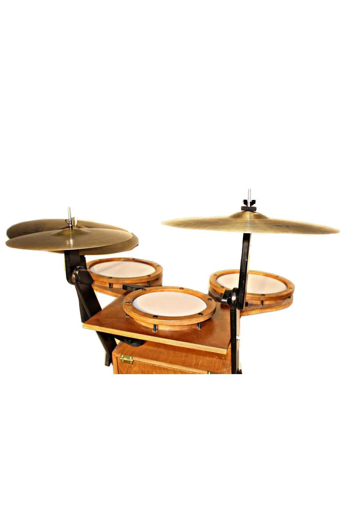 لوازم جانبی ساز مجموعه طبل چوبی حرفه ای | دست سبک و قابل حمل wood drum