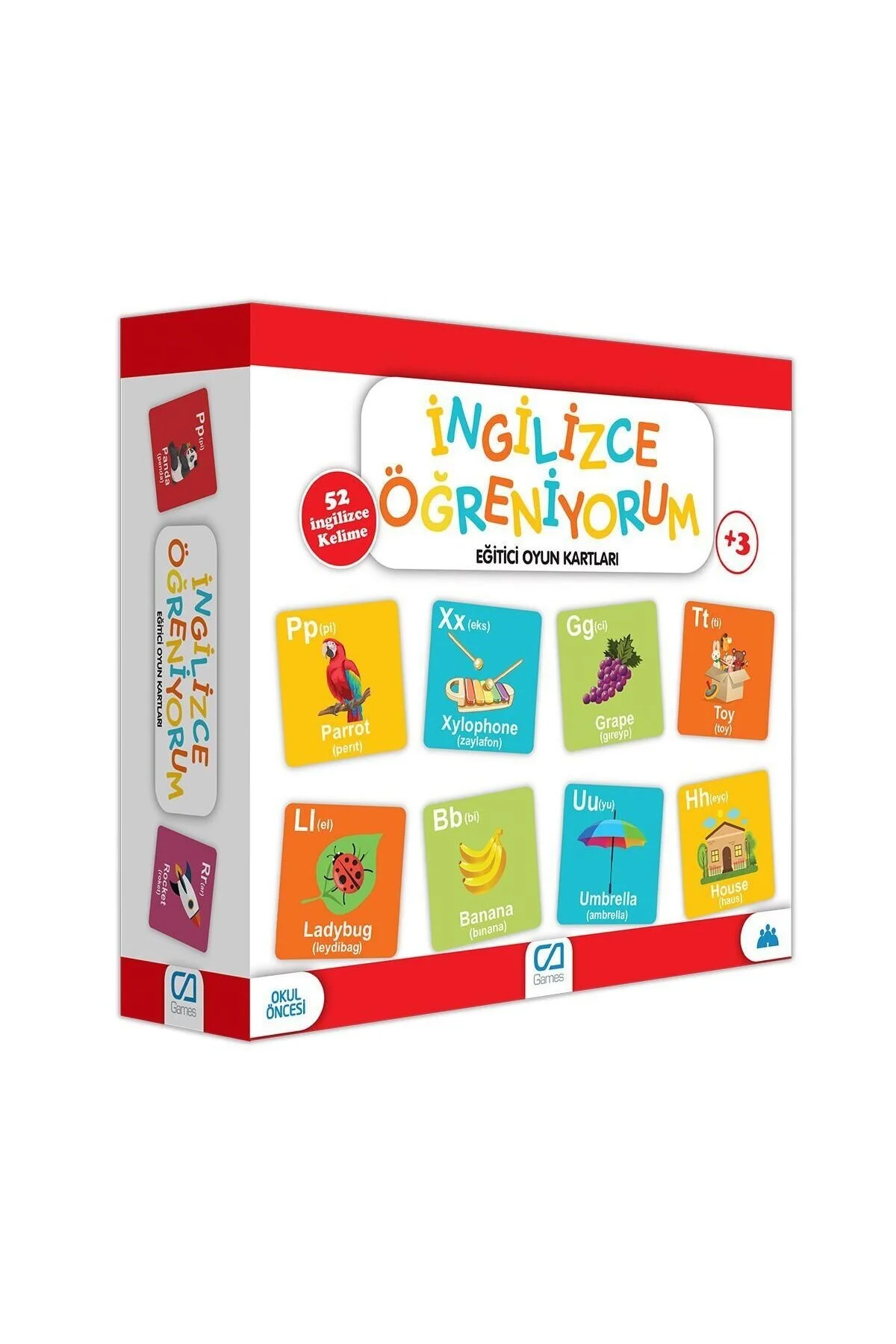 اسباب بازی های فیگور دیگر 5044 EDUCATIONAL LEARNING ENGLISH CA GAMES دخترانه پسرانه آموزشی paraply