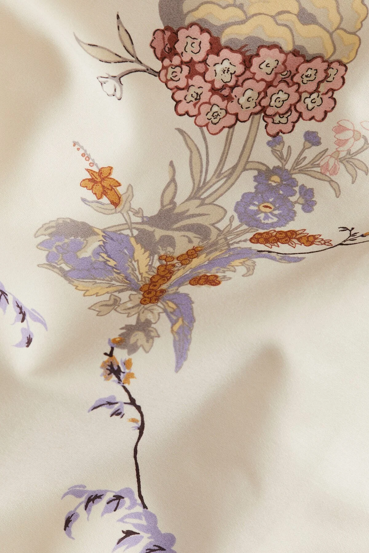 ست ملحفه دو نفره مجموعه پوشش دوتایی ساتن تک H&M