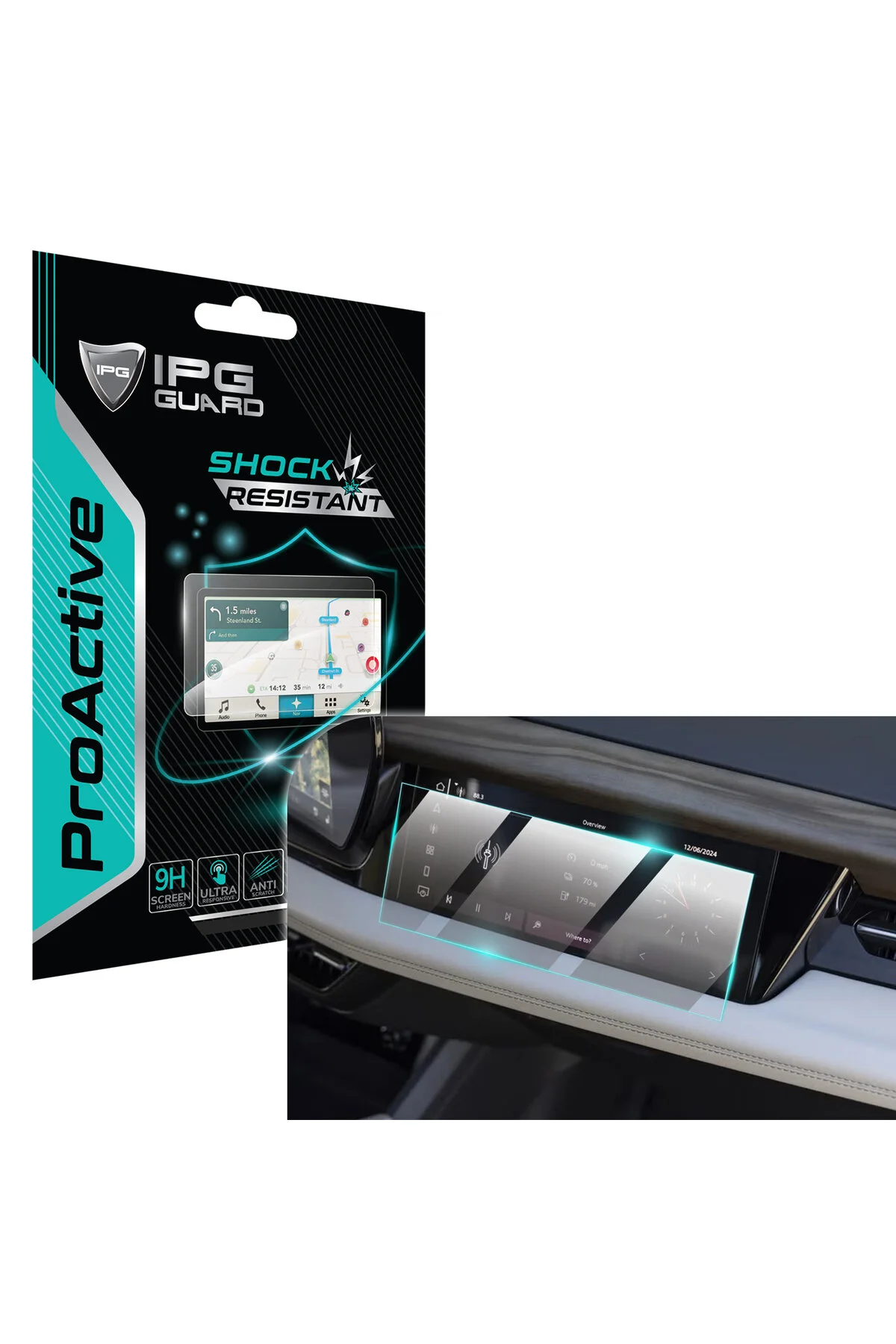 سیستم چندرسانه ای و تصویری آئودی 2025 A6 Q6 SPORTBACK A5 S5 10.9 اینچی صفحه نمایش سرنشین 9H IPG PROACTIVE SCREEN PROTECTOR Ipg