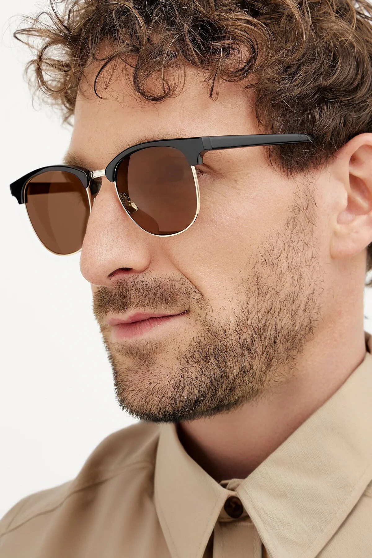 عینک آفتابی CLUBMASTER BROWN اورجینال Eyesofia