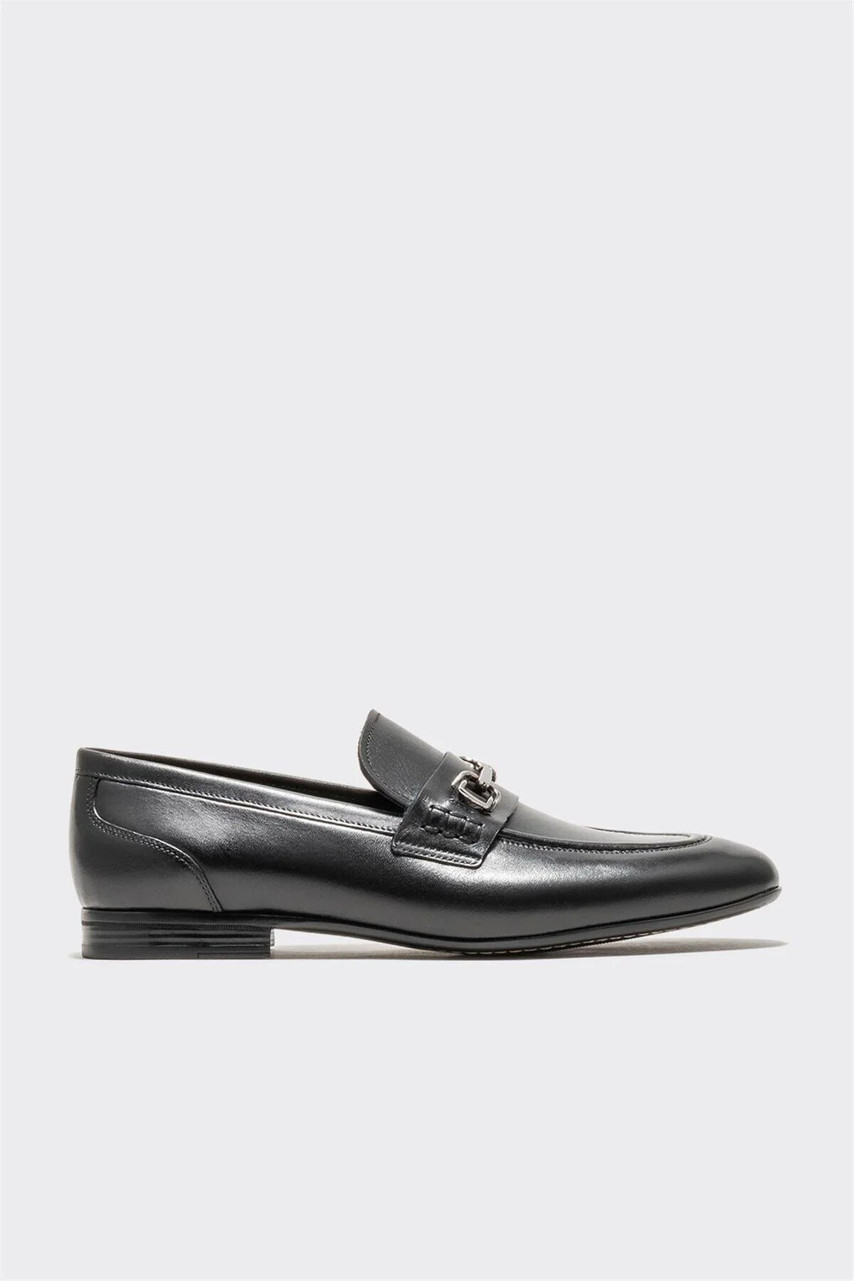 کفش های کلاسیک مردان چرمی سیاه LOAFER الی اورجینال Elle
