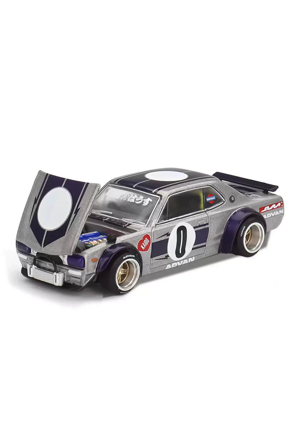 ماشین اسباب بازی KAIDO HOUSE NISSAN SKYLINE 2000GT R KPGC10 1:64 DIECAST MODEL CAR KHMG165 mini gt