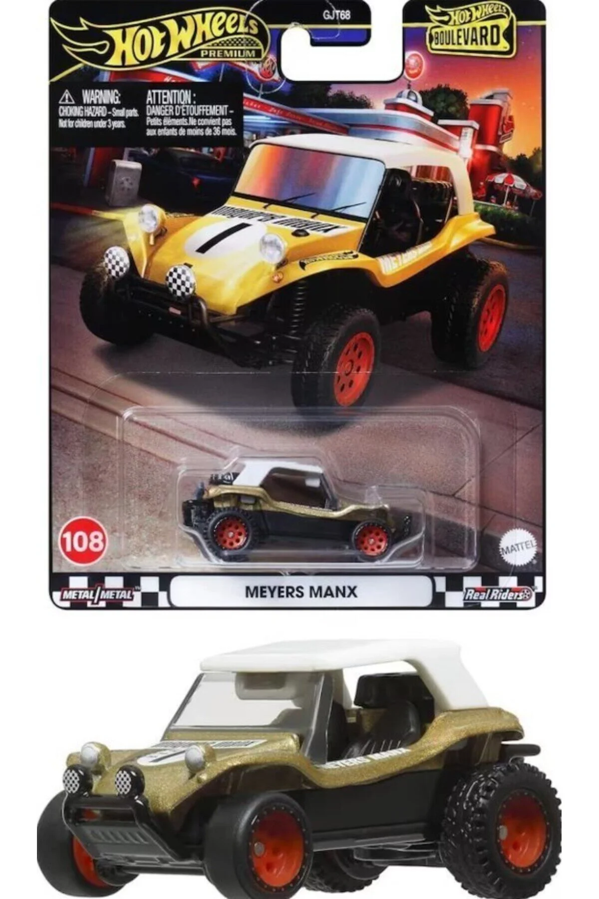 اسباب بازی های فیگور حیوانی اتومبیل مجرد پریمیوم بلوار مایرز مانکس HOT WHEELS