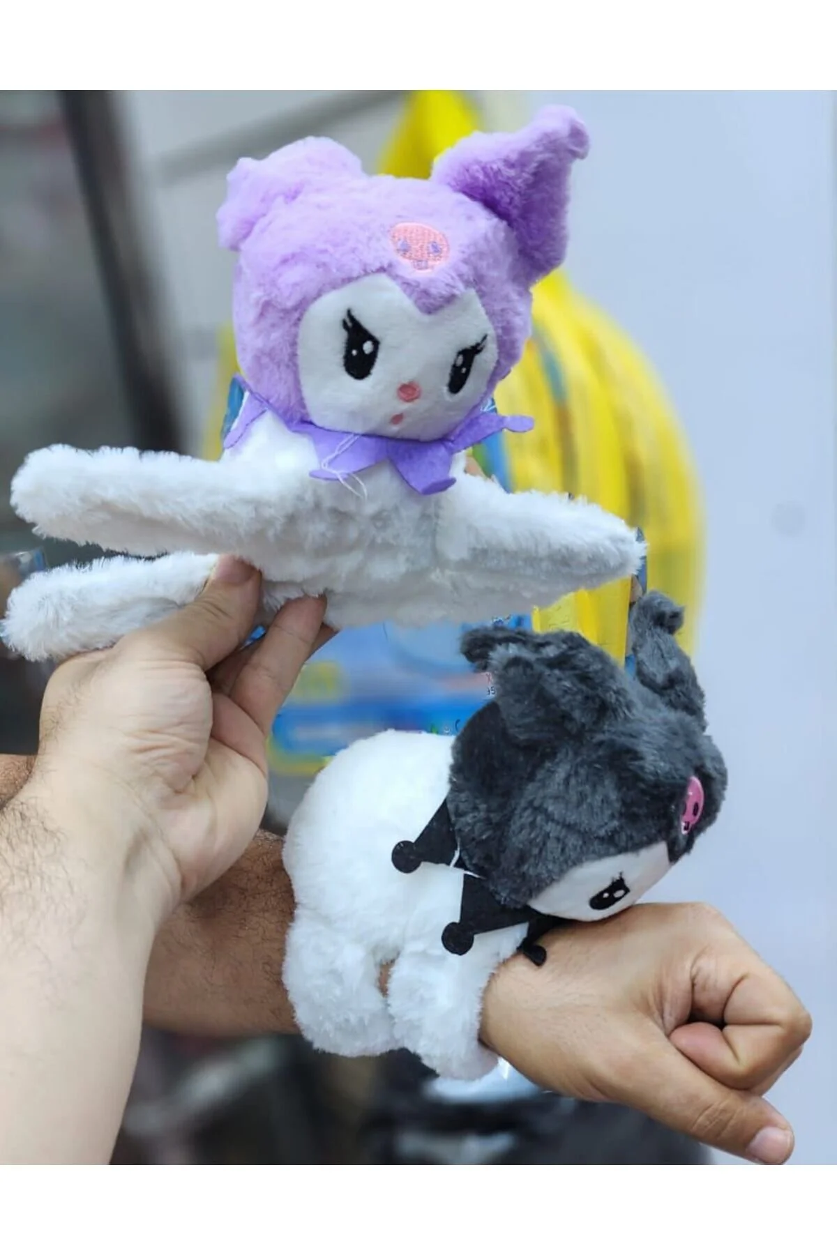 اسباب بازی های پشمی اکسسوری تولد مخمل دار کادویی طرح KUROMI 1 عدد FAMEMUS ACCESSORY