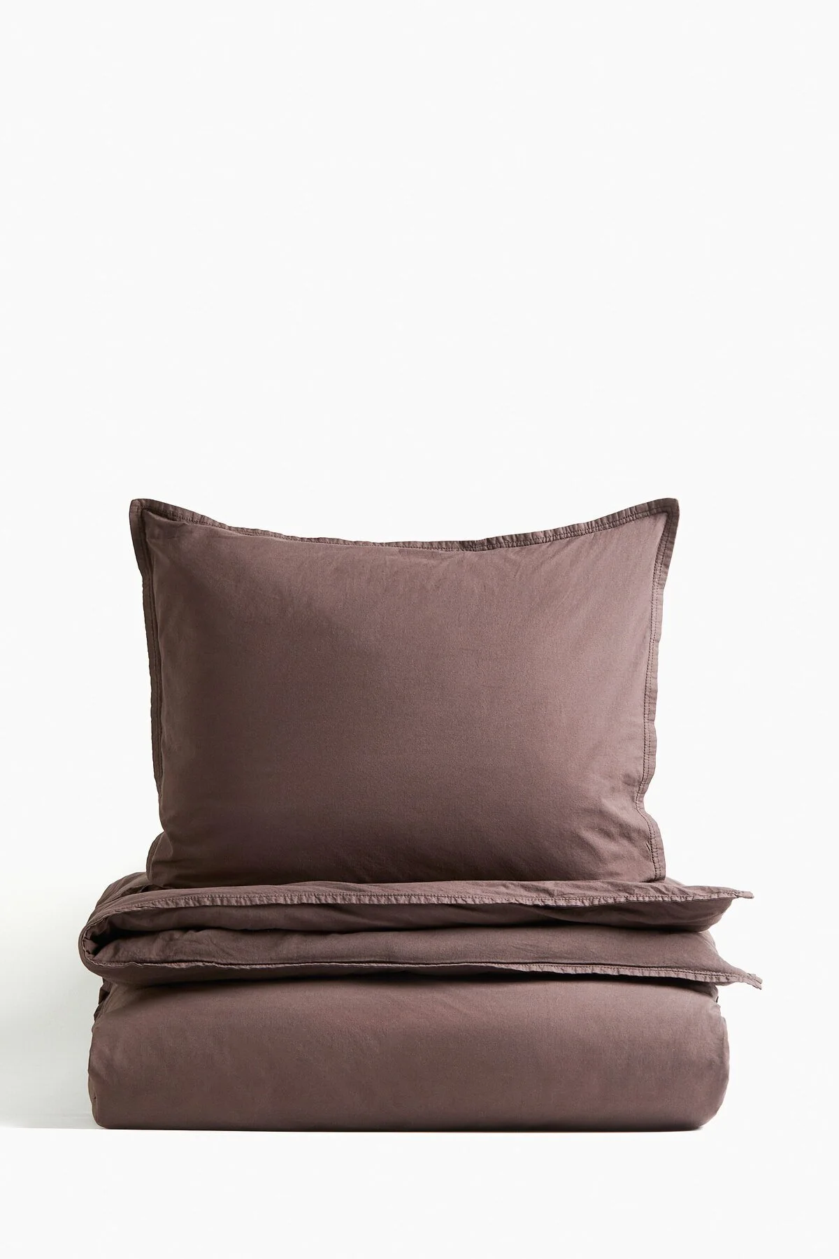 ست ملحفه دو نفره مجموعه کتانی تخت یک پنبه شسته شده H&M