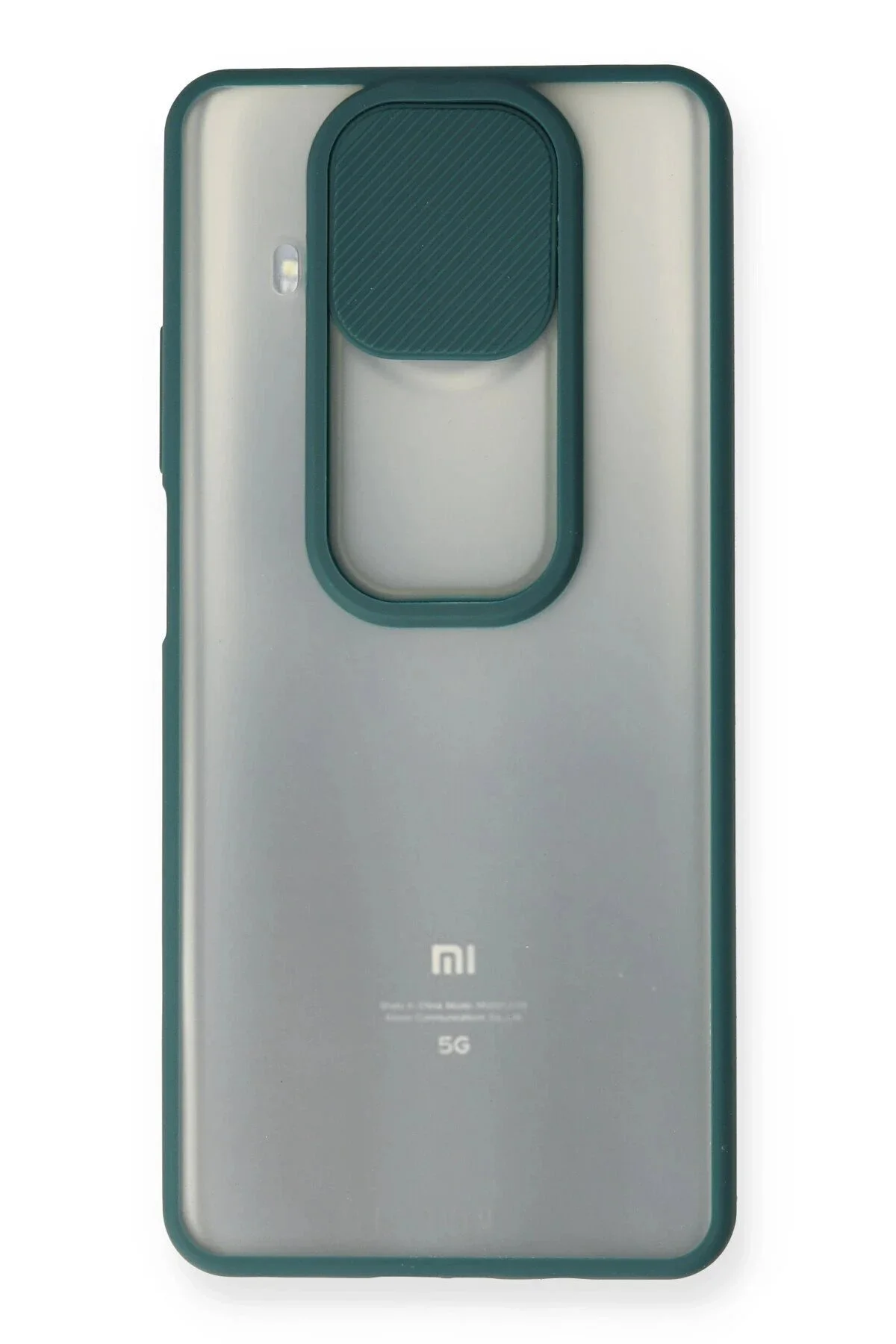 کاور و قاب XIAOMI MI 10T LITE CASE PALM FROSTED CAMERA SLIDER SILICONE GREEN CepteToptan