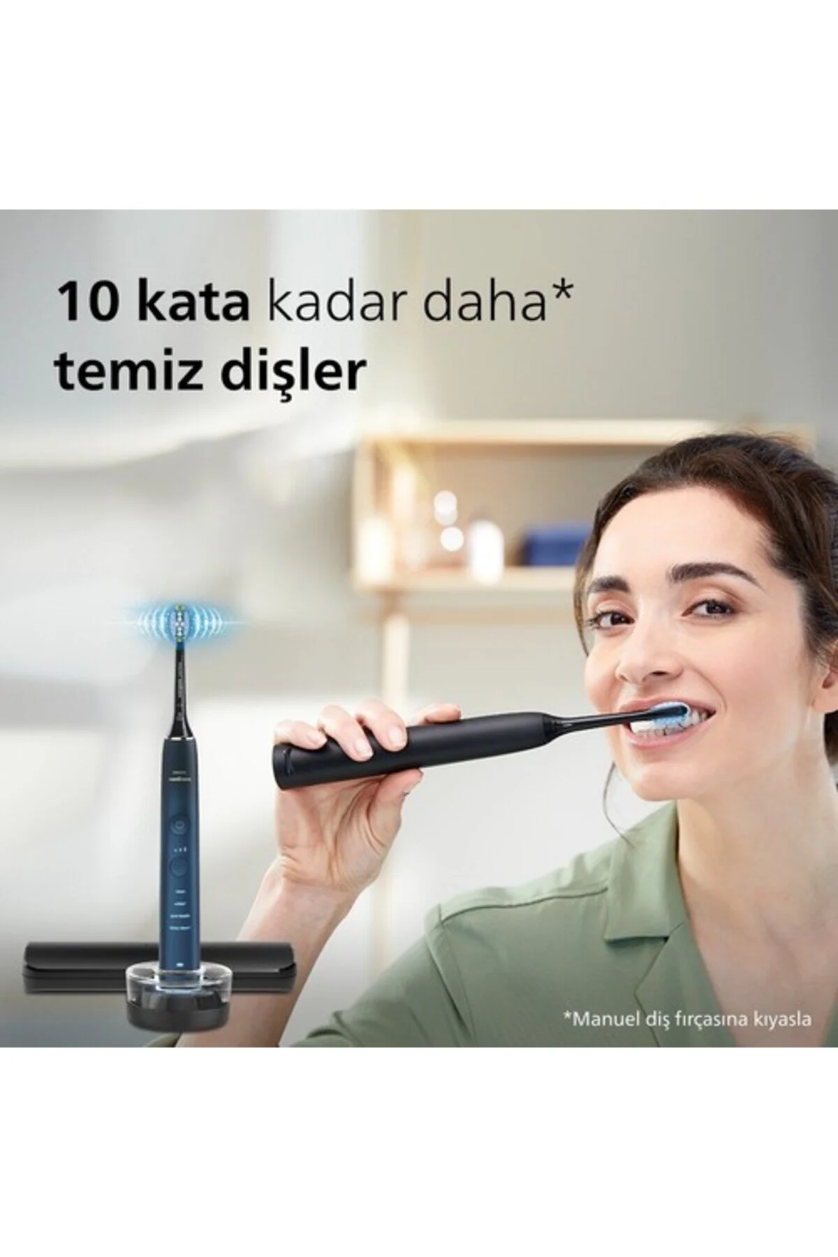 مسواک شارژی SONICARE HX9911 88 DIAMOND CLEAN SPECIAL EDITION شارژ شده Philips