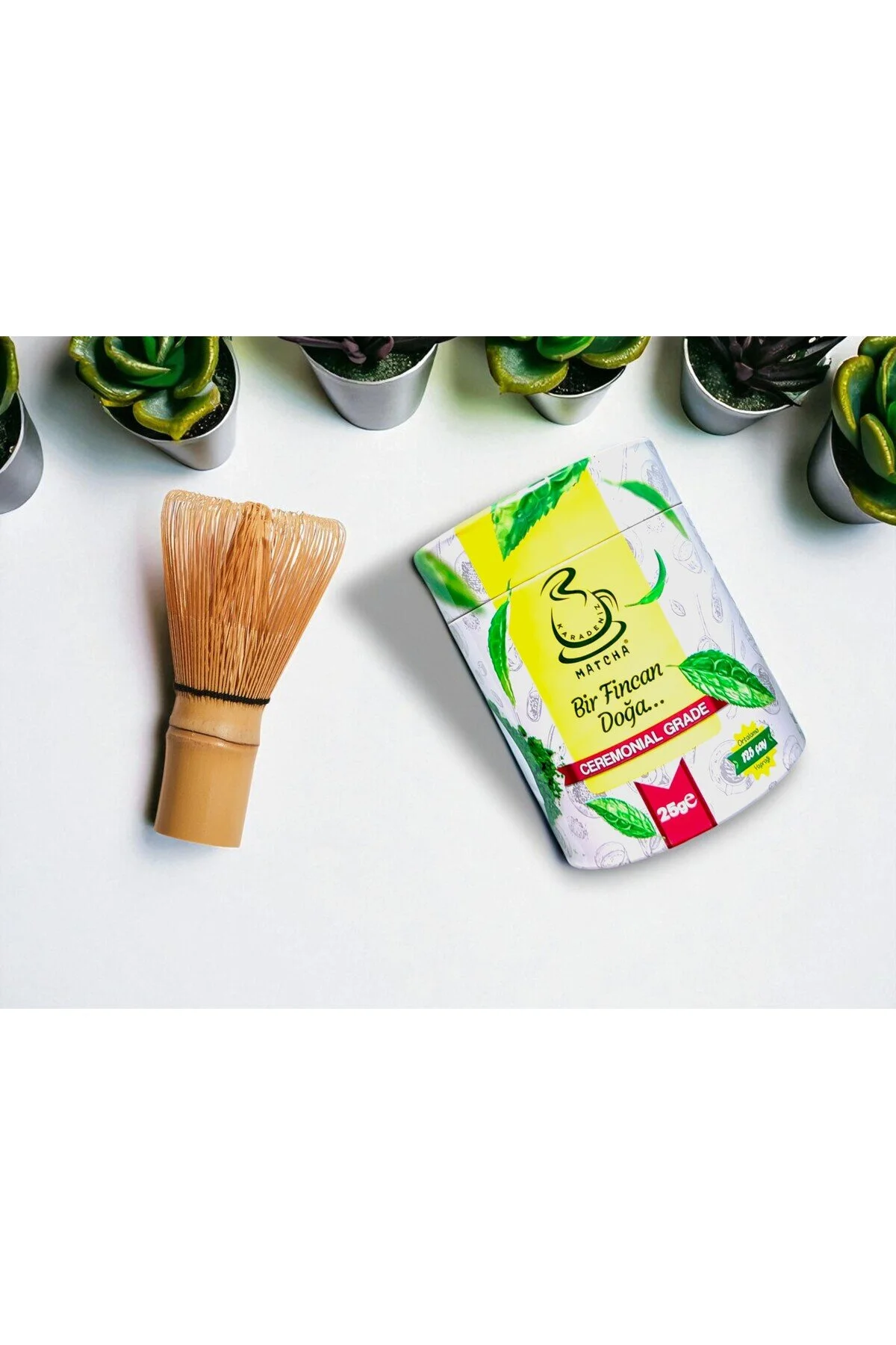 سایر دمنوش های گیاهی TEA GRADE MATCHA CRESEMONIAL 25 G مراسم تولید داخلی کلاس و دستباف بامبو Karadeniz Matcha