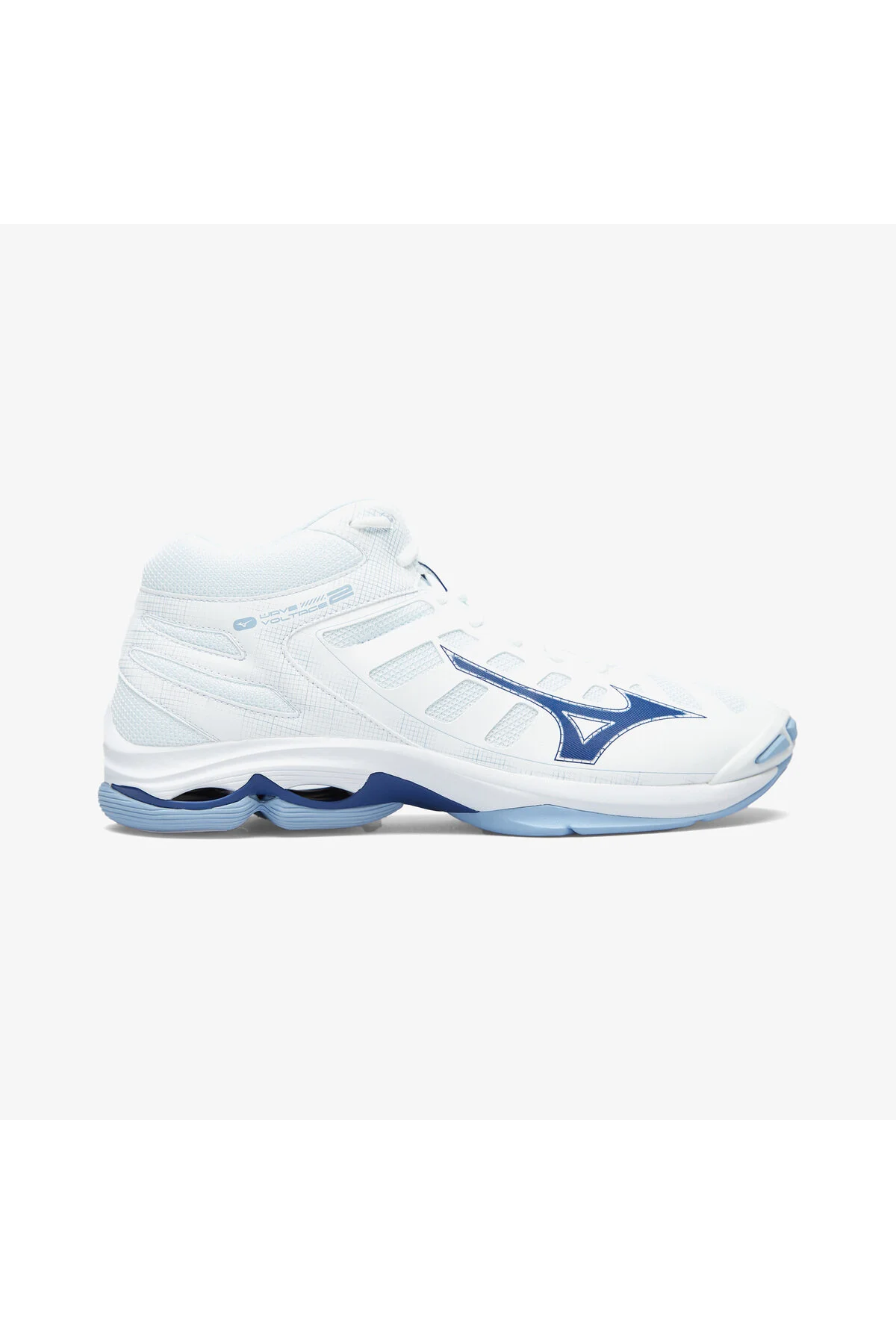 کفش والیبال ولتاژ موج 2 سفید مرد Mizuno