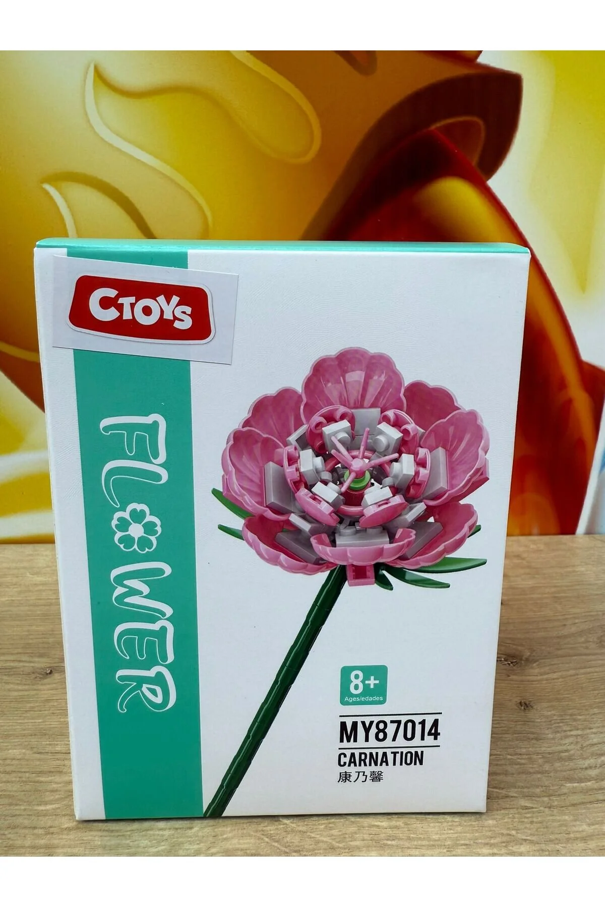 لگو و اسباب بازی های ساخت محور ساختمانی گل میخک رز تزئینی 100 عدد مشابه از ترکیه scntoys